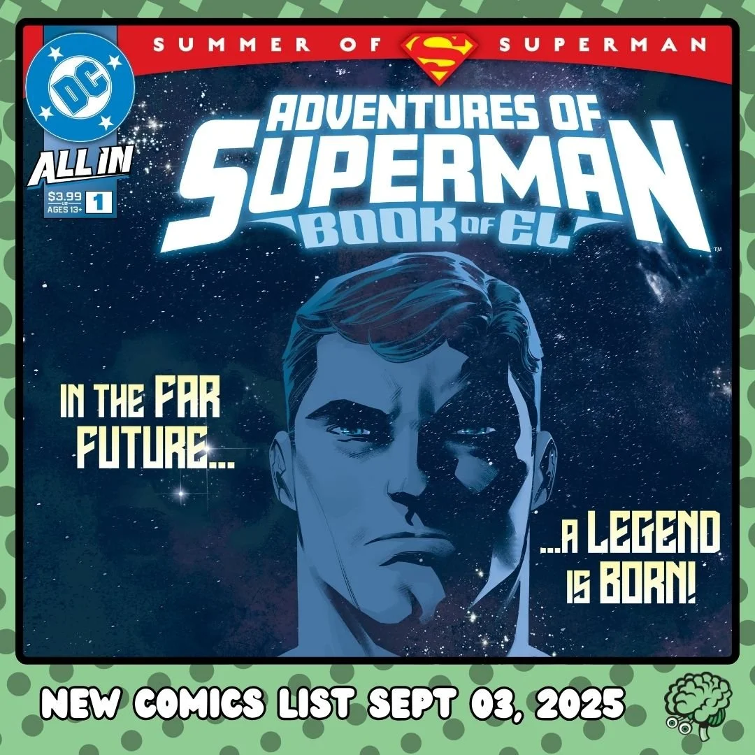 New Comics for Wednesday, September 3, 2025