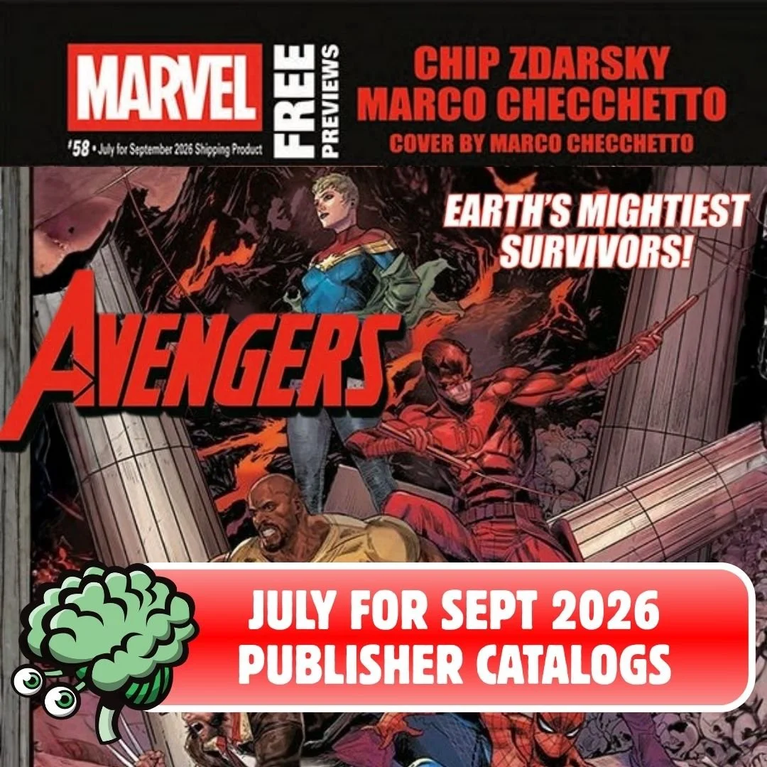 July 2026 Comic &amp; GN Catalogs