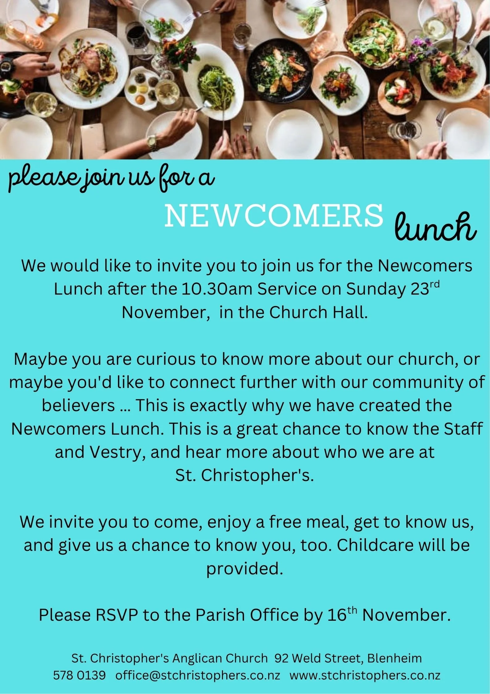 Newcomers Lunch