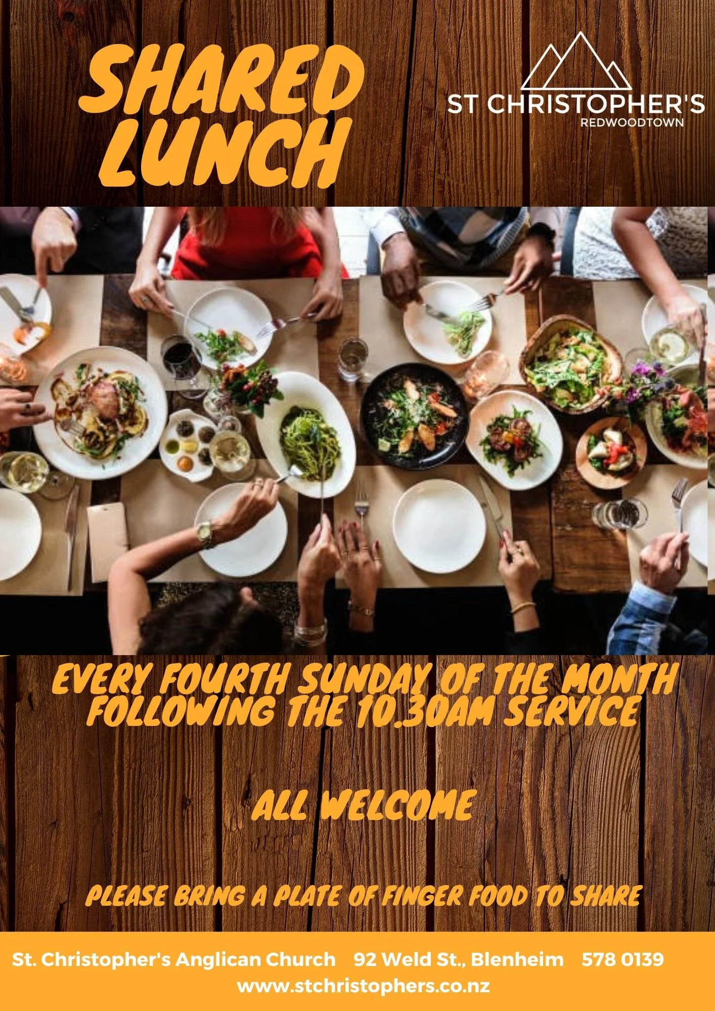 Contemporary Service Shared Lunch