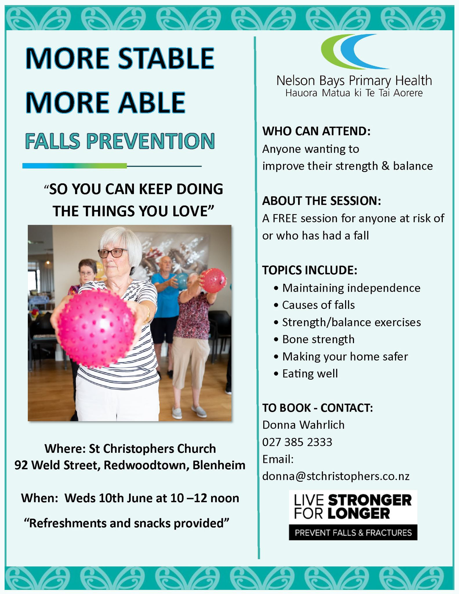 Falls Prevention Workshop