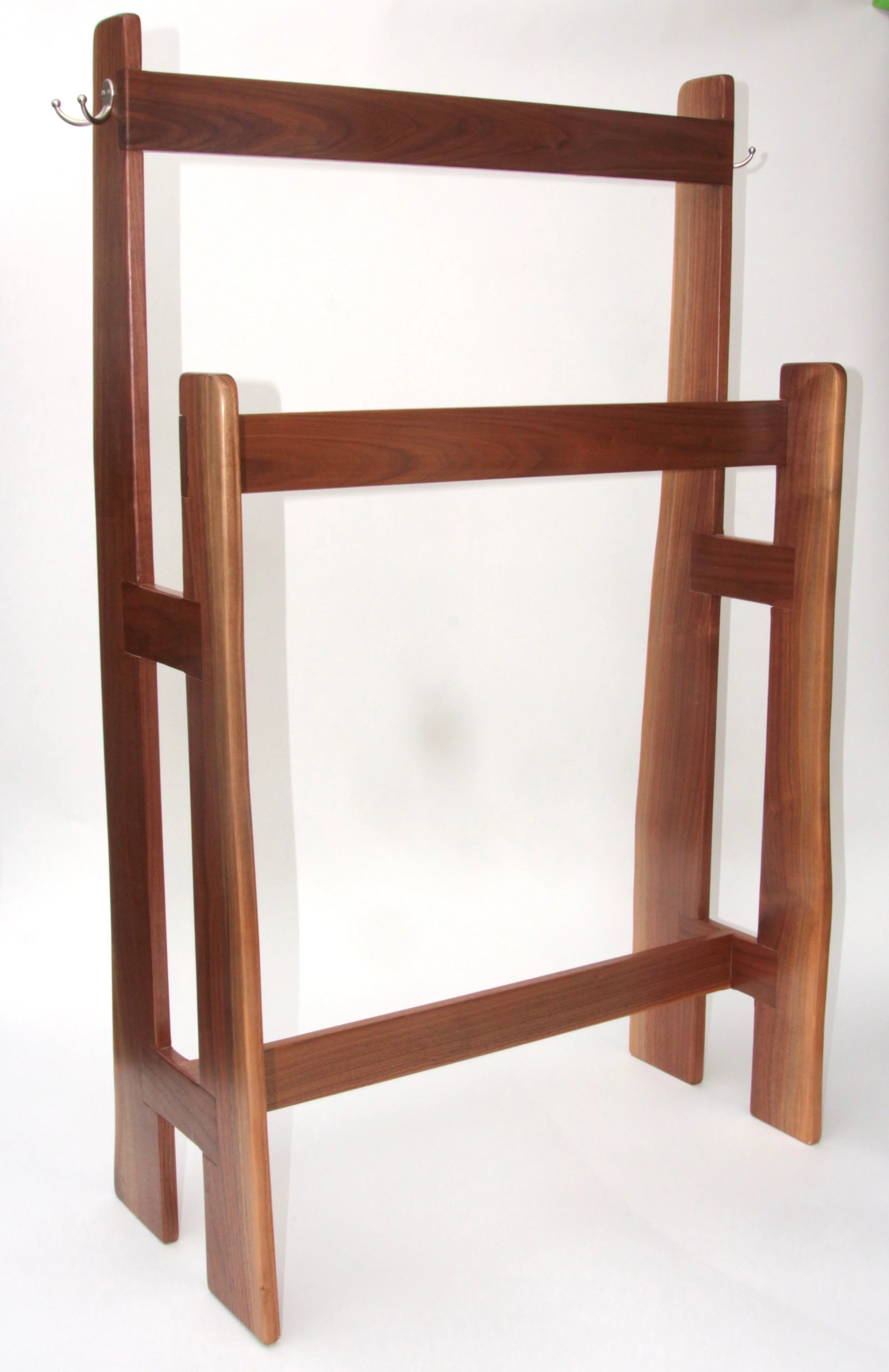Black Walnut Quilt Rack 1
