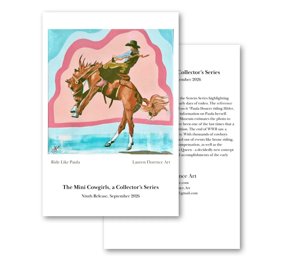 The Mini Cowgirls, a Collector's Series - Cowgirl of the Month Subscription 2026