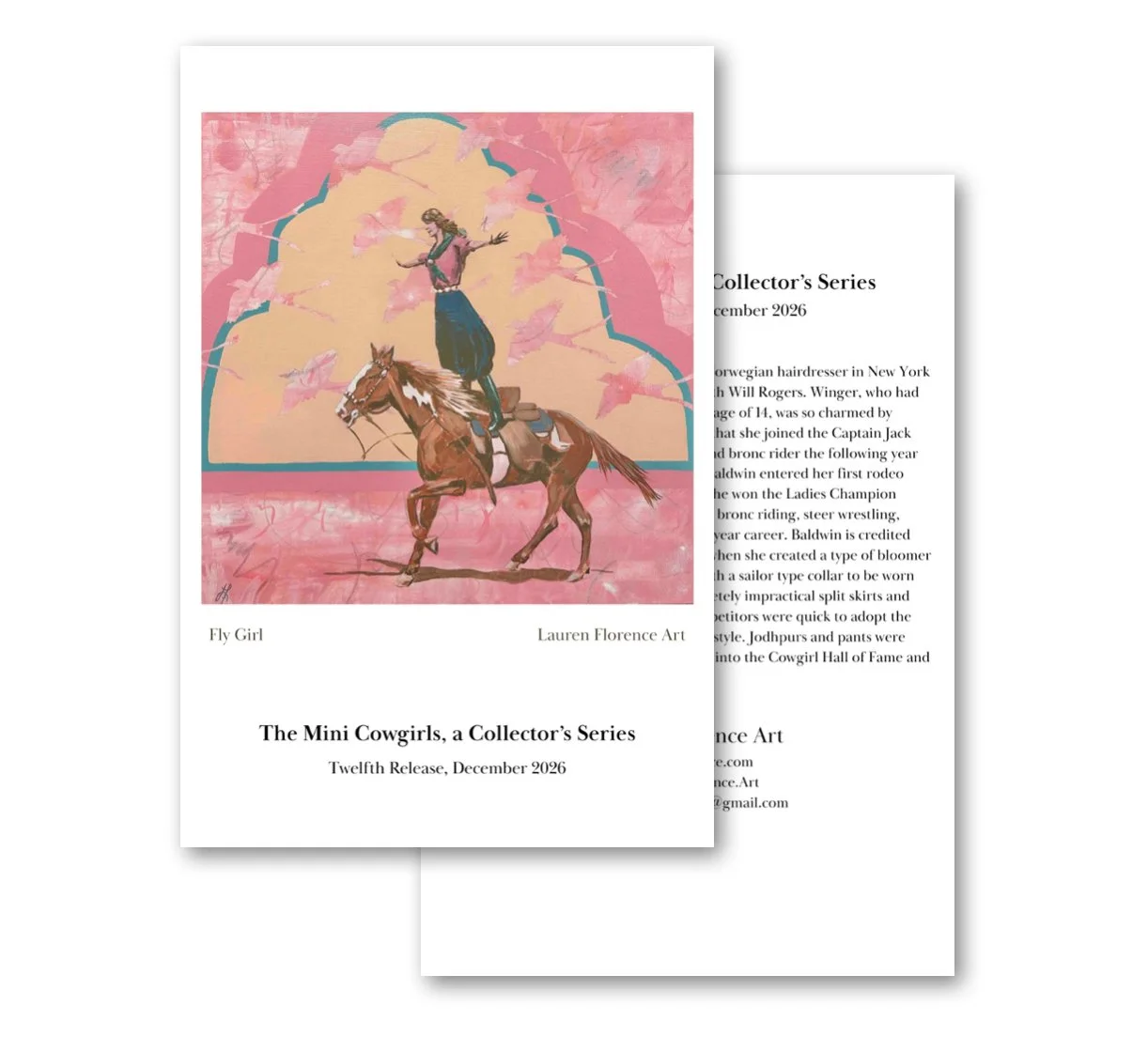 The Mini Cowgirls, a Collector's Series - Cowgirl of the Month Subscription 2026