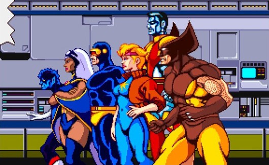 She got to be one of the stars of the X-Men arcade game!! 