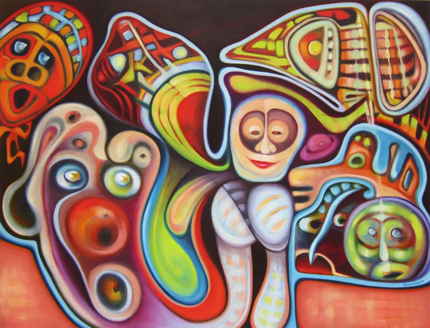 Hot Fun in the Summertime, oil on canvas, 30" x 40"