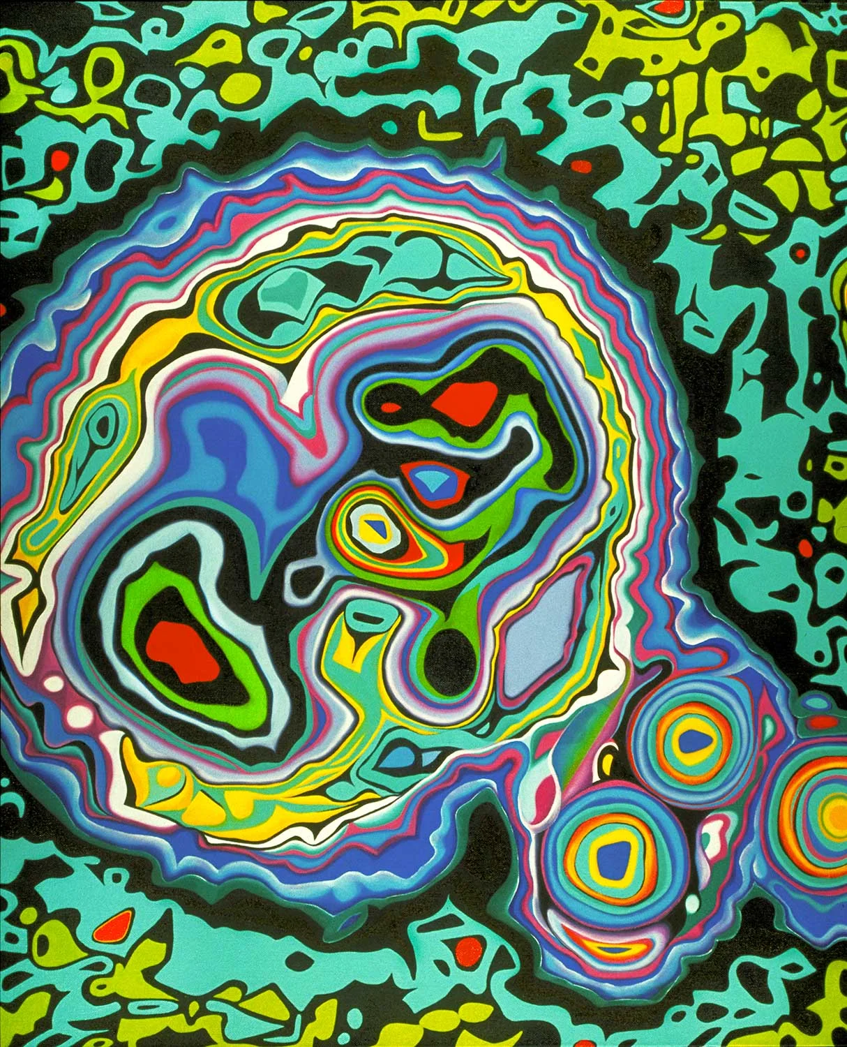 Stream of Conscious-ness, oil on linen, 44" X 36"