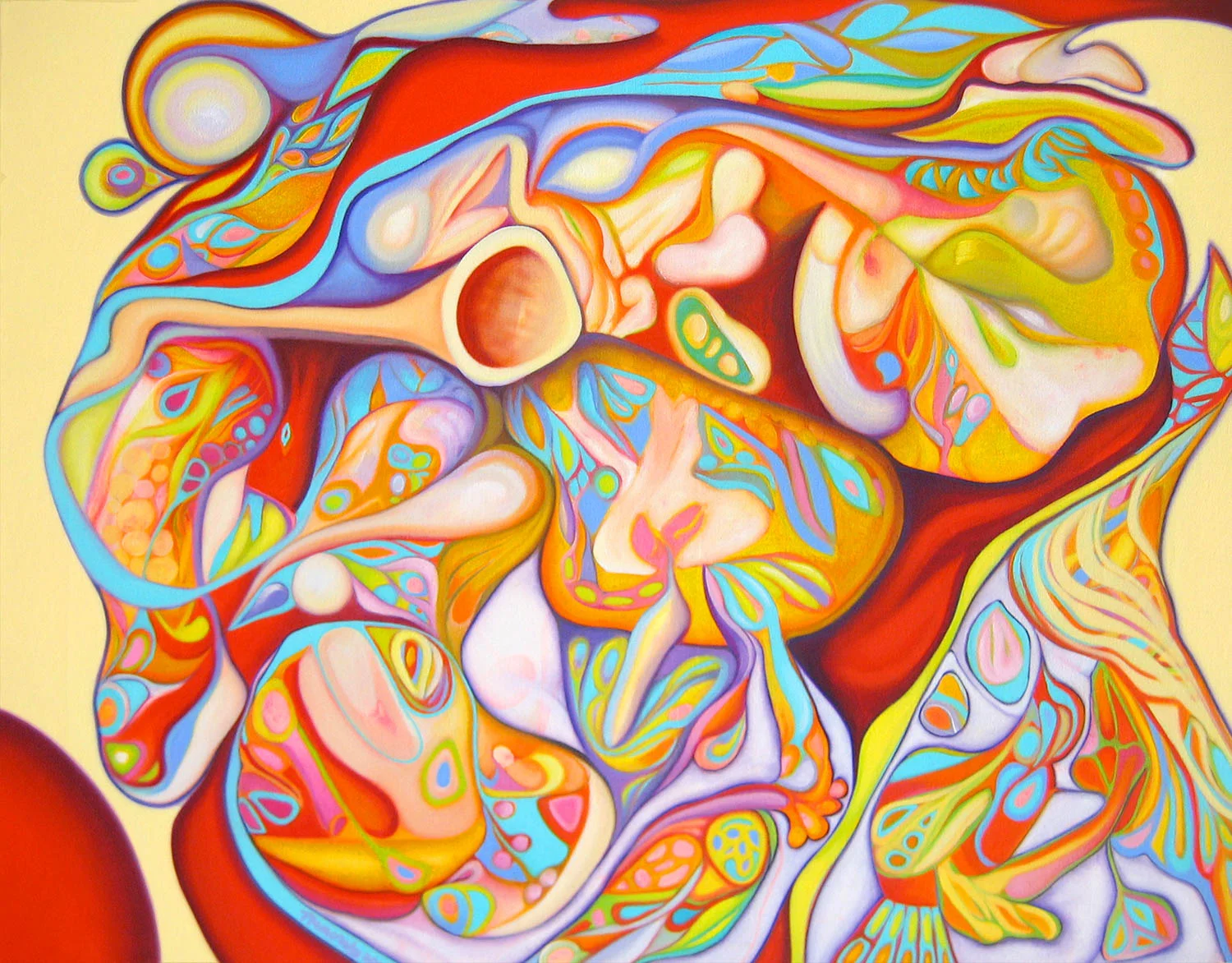 Jabberwocky, oil on canvas, 36" x 28"