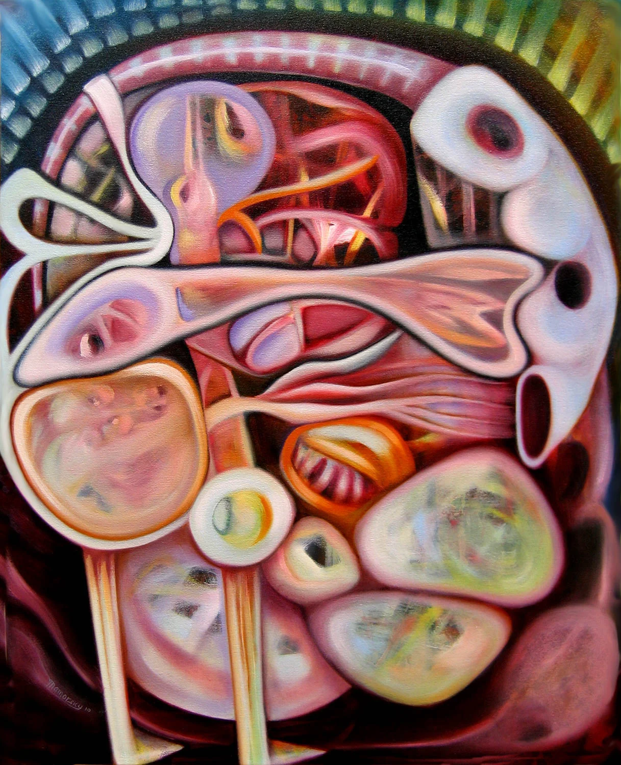 Deepwater, oil on canvas, 30" x 24"