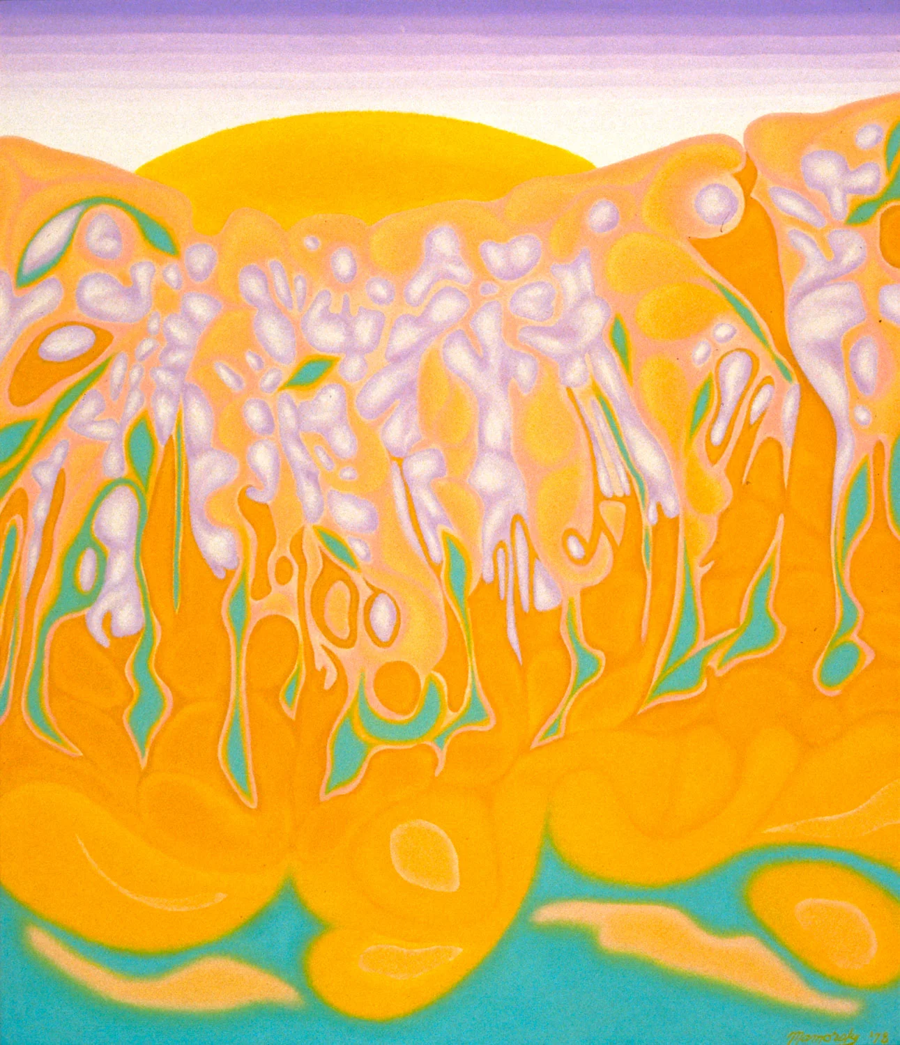 Landscape, oil on canvas, 30" x 26"