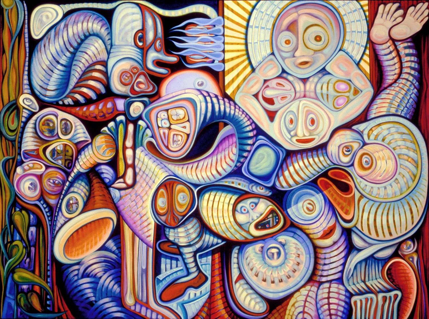 Beneath the Surface, oil on canvas, 60" x 80"