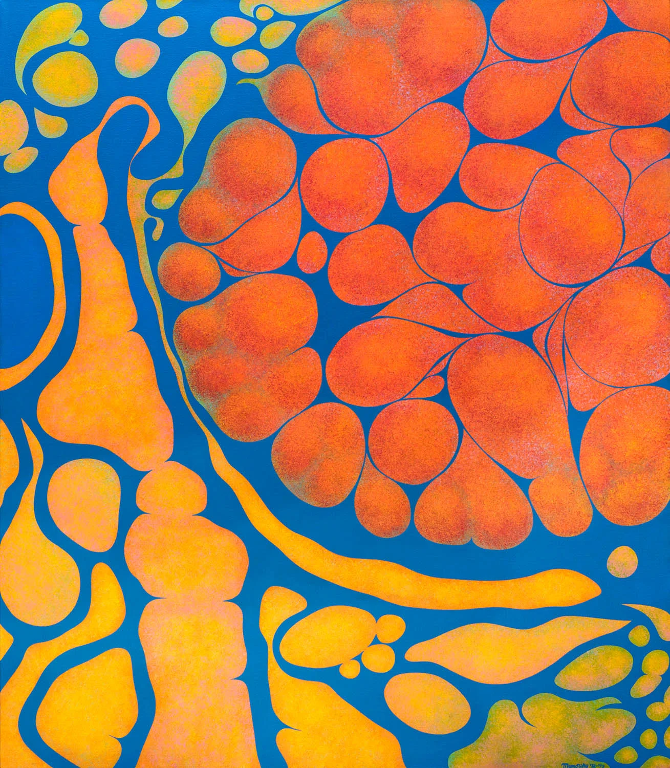 Vistula, acrylic on canvas, 1973, 60" x 52"