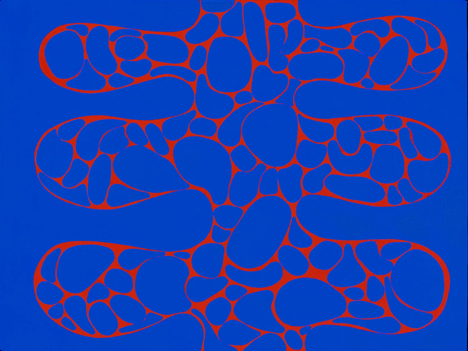 Filigree, acrylic on canvas, 1964, 18" x 26"