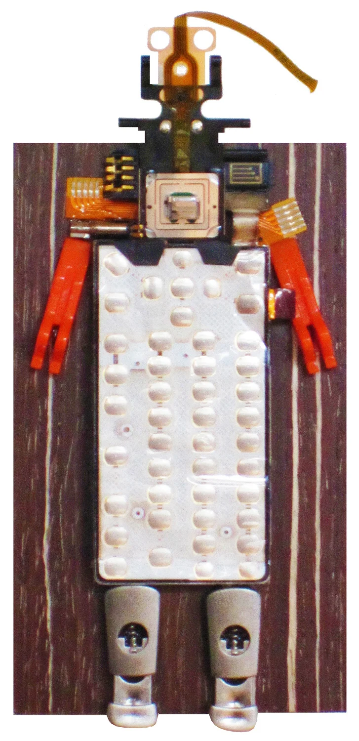Go Giants!, reclaimed materials wall sculpture, 6" x 3" x 1"
