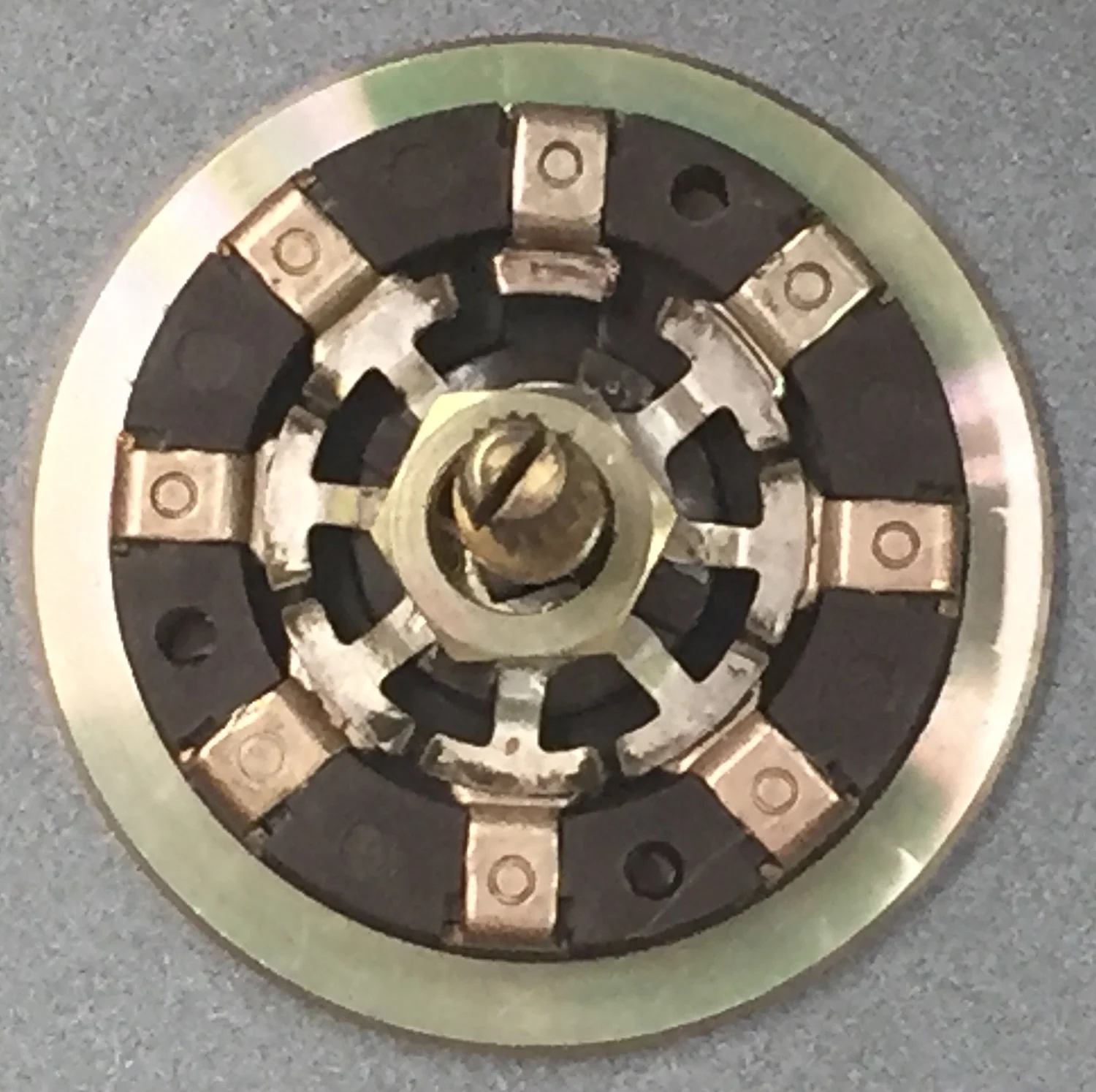 top, mixed media, 2" x 2" x 2"