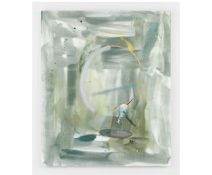 ROSY KEYSER Cataract Periscope , 2016, oil on canvas, 48" x 41"