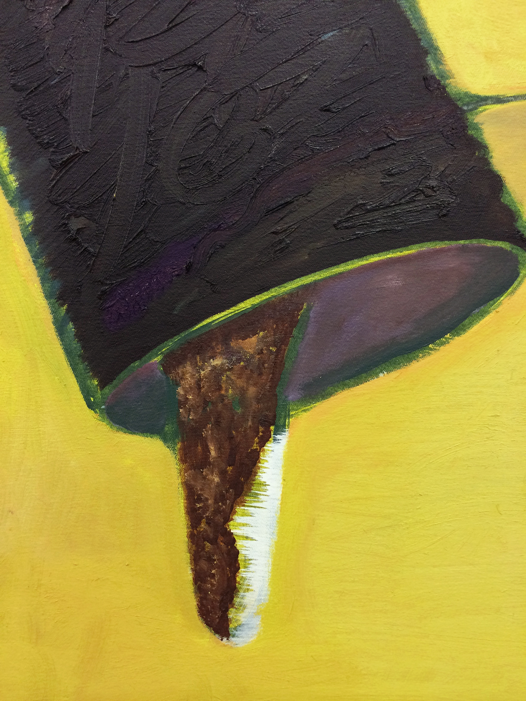 CHRISTOPH ROßNER (detail) Untitled (CR.026) , 2015, oil and acrylic on canvas, 25.5" x 19.5"
