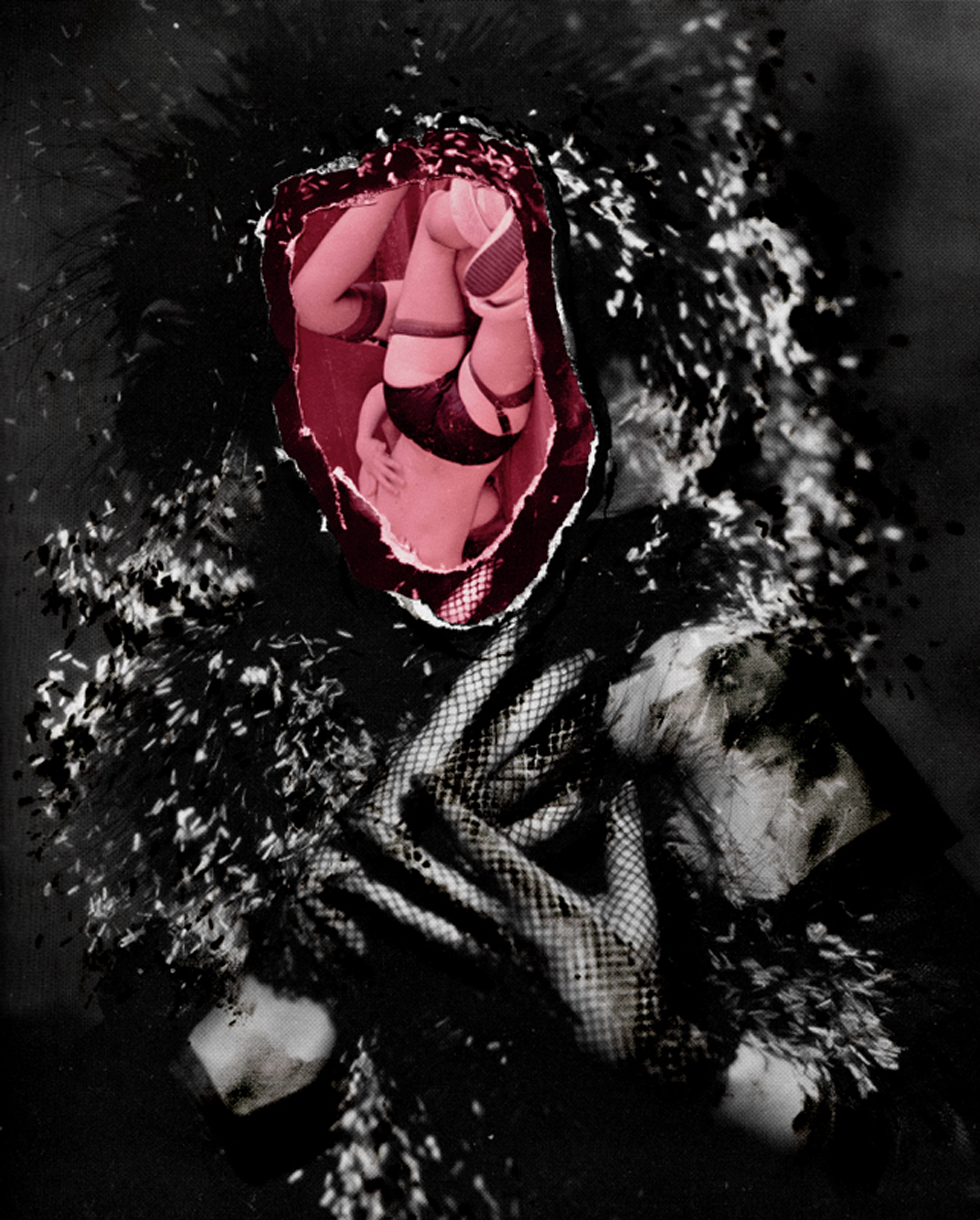   DERIC CARNER   Here Lies The Heart,&nbsp; mounted c-print, 22" x 18", 2014 