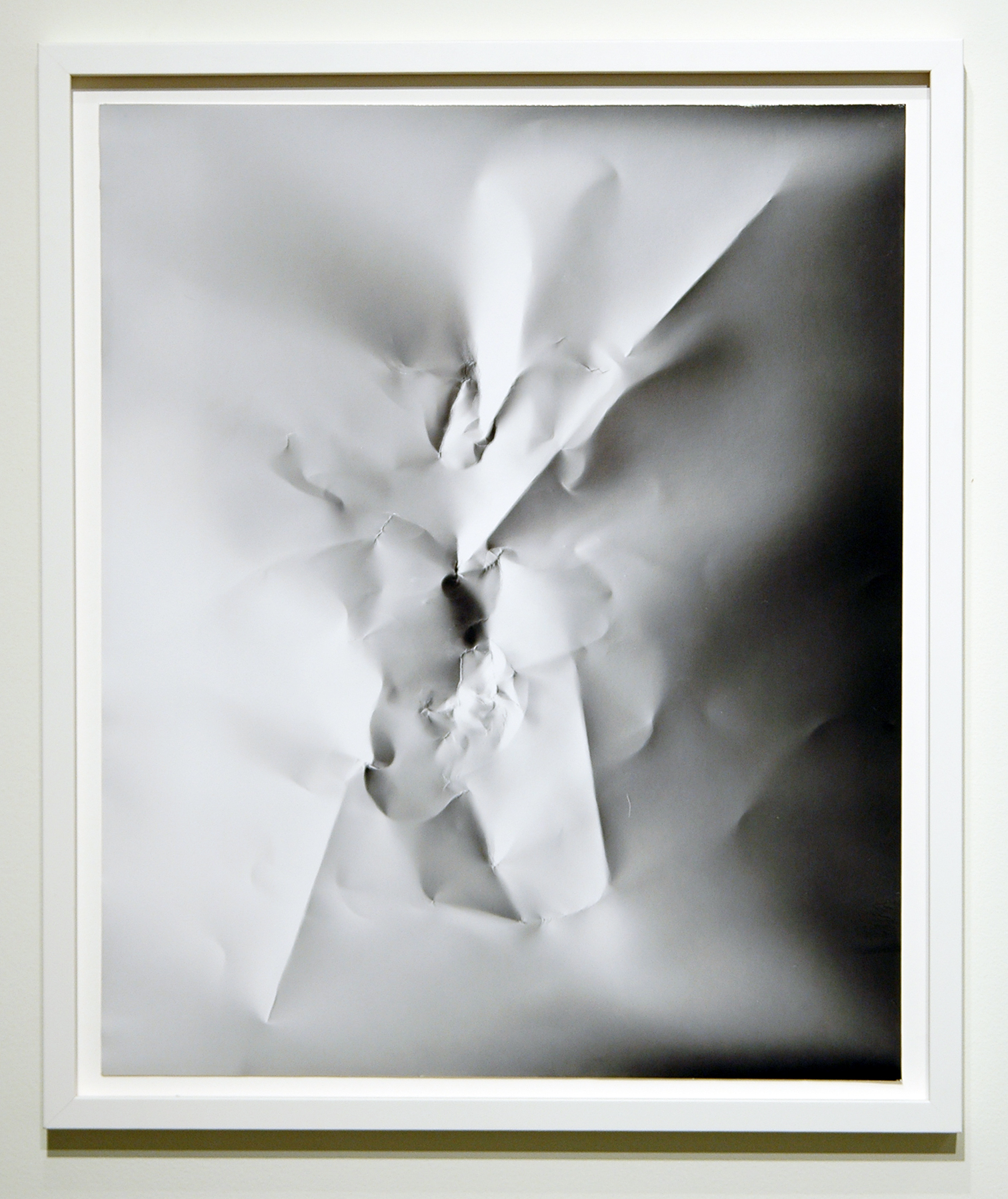  WITH CINDER BLOCKS WE FLATTEN OUR PHOTOGRAPHS  C. Wright Daniel, &nbsp;Untitled (Portrait) , unique silver gelatin print, 26.5" x 22", 2013 