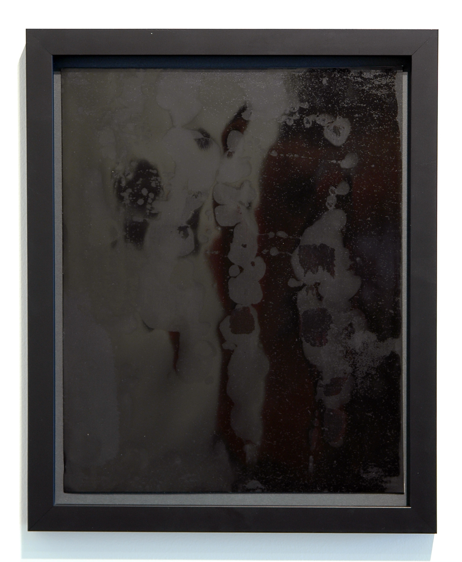   WITH CINDER BLOCKS WE FLATTEN OUR PHOTOGRAPHS  C. Wright Daniel,&nbsp; Untitled (Burnished 3) , unique silver gelatin print, 16.25" x 13.25" (framed), 2013 