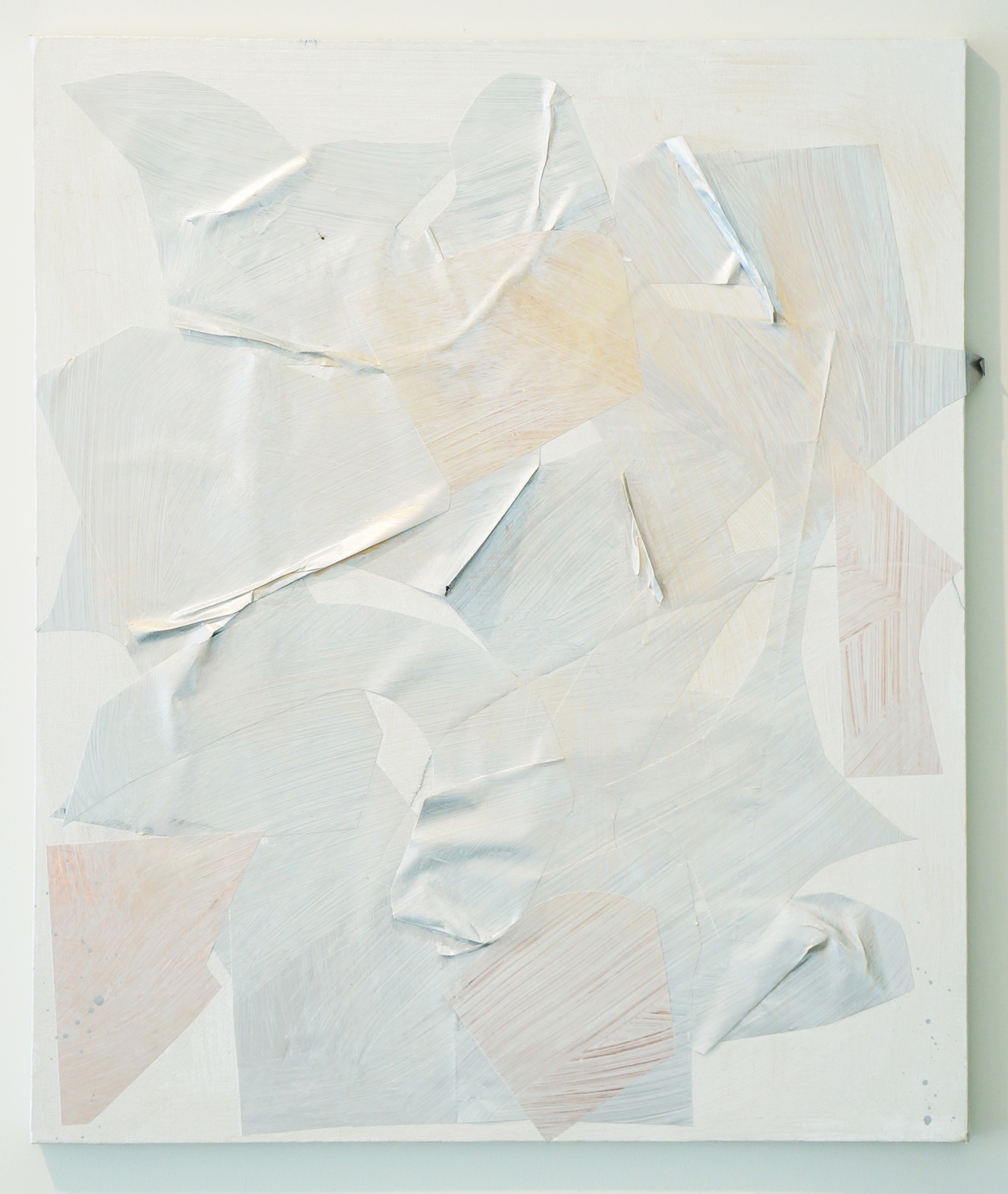 PATRICK BRENNAN Nest, 2012, mylar and acrylic on canvas, 24" x 20"