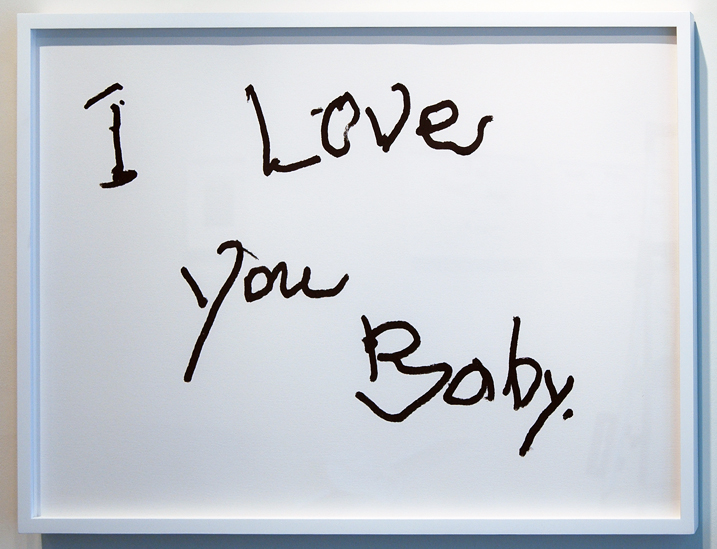   SUSAN O'MALLEY   I LOVE YOU BABY (3) , 2012, digital print on archival rag, edition of 1/1 with AP, 24" x 36" 