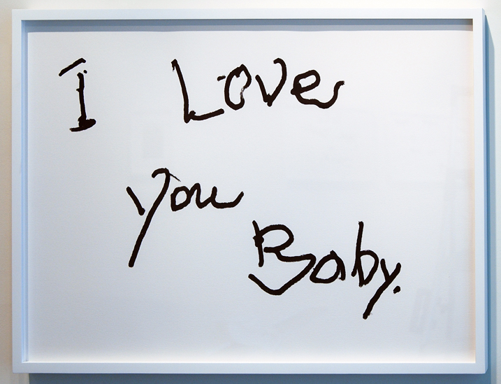 SUSAN O'MALLEY I LOVE YOU BABY (3) , 2012, digital print on archival rag, edition of 1/1 with AP, 24" x 36"