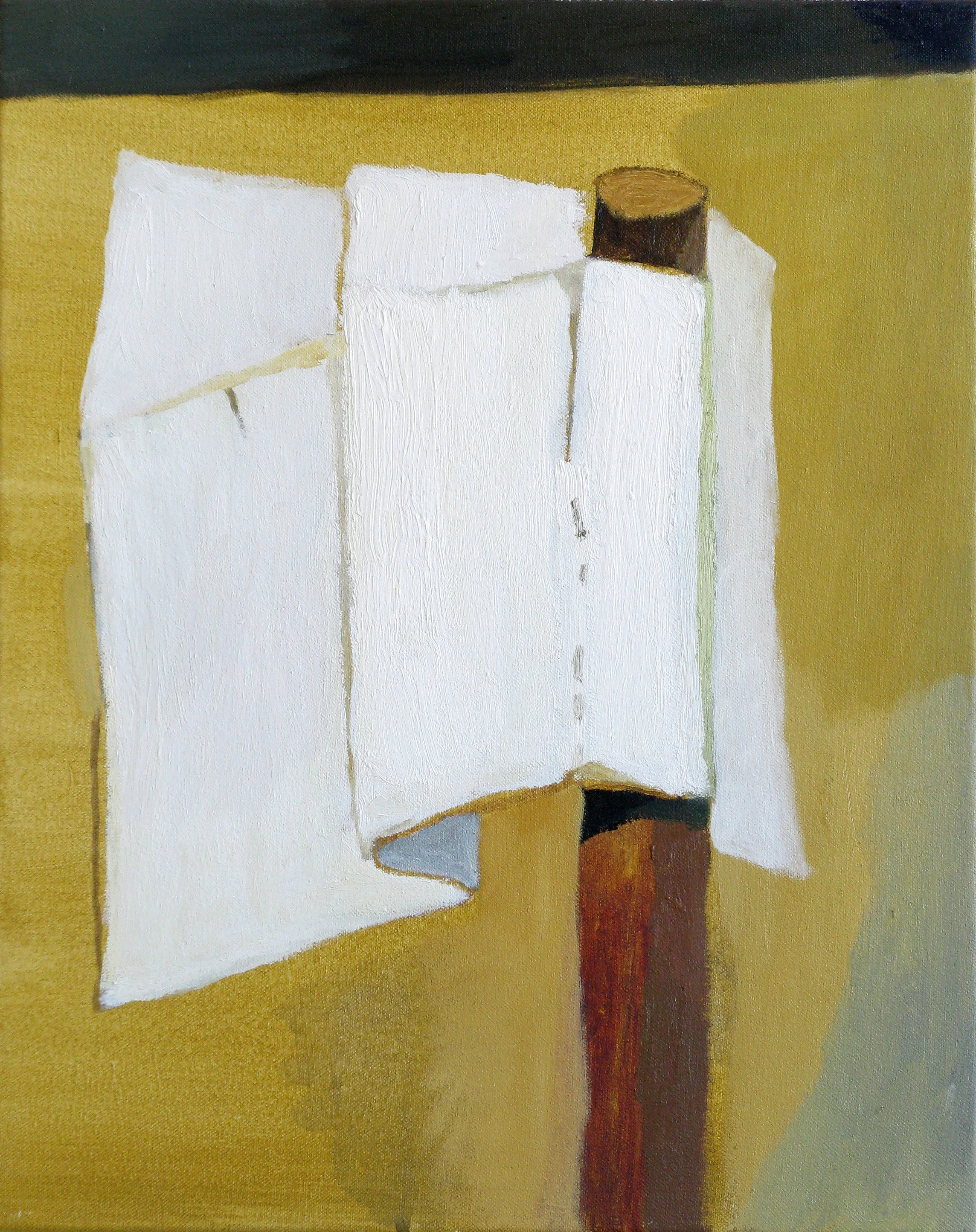 CHRISTOPH ROßNER Flag, oil and acrylic on canvas, 19.5" x 15.75", 2010