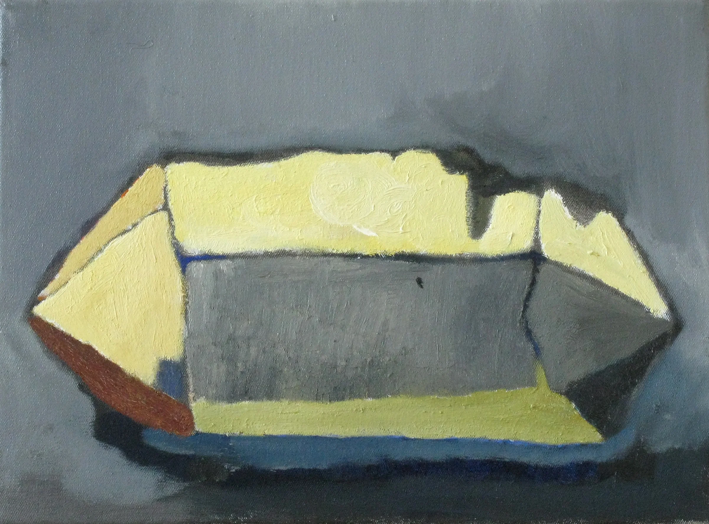 CHRISTOPH ROßNER Stone, oil on canvas, 10.25" x 13.75", 2009