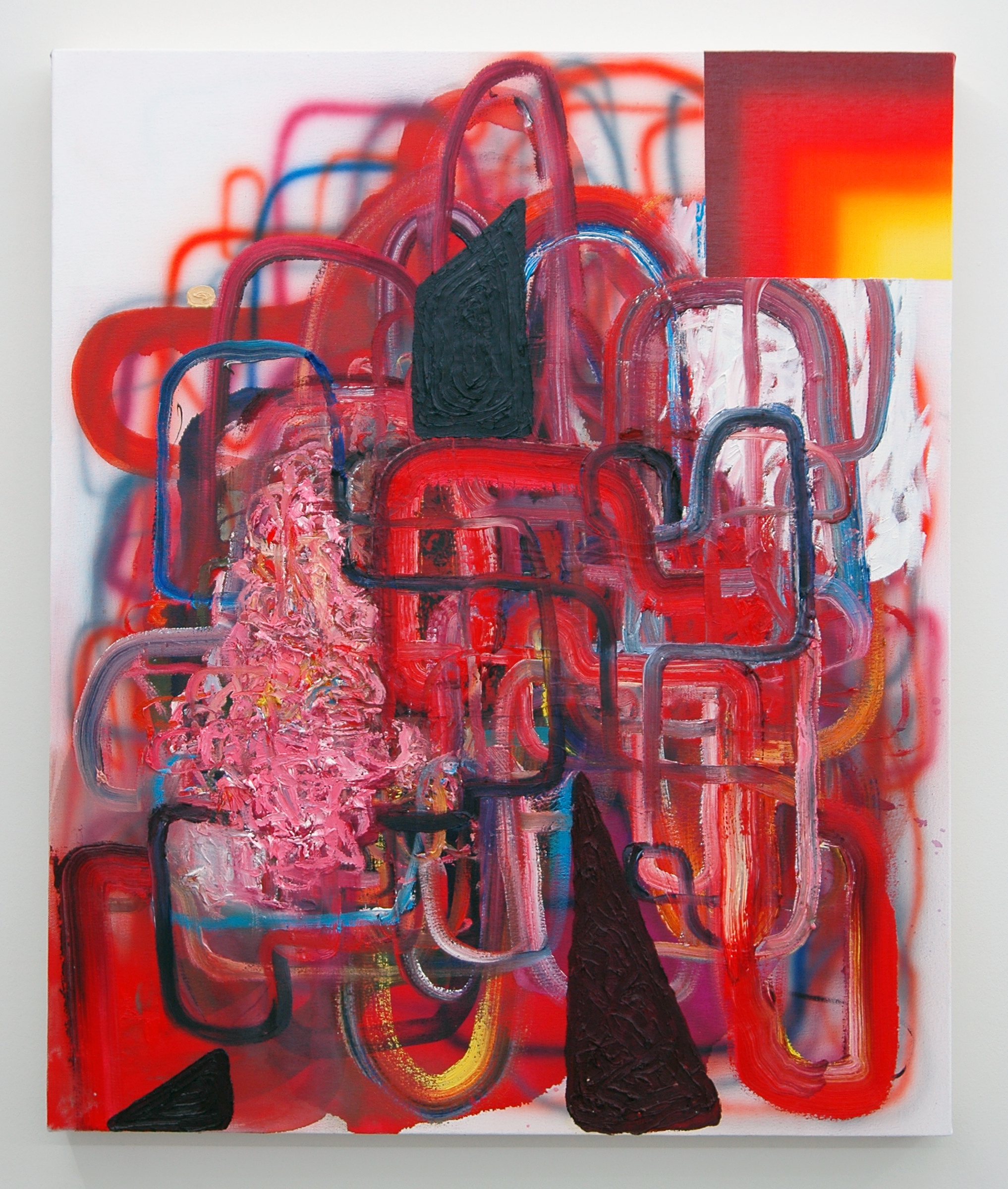 /SLASH/ Josh Podoll, Broken Foot , oil and acrylic on canvas, 36" x 30", 2014