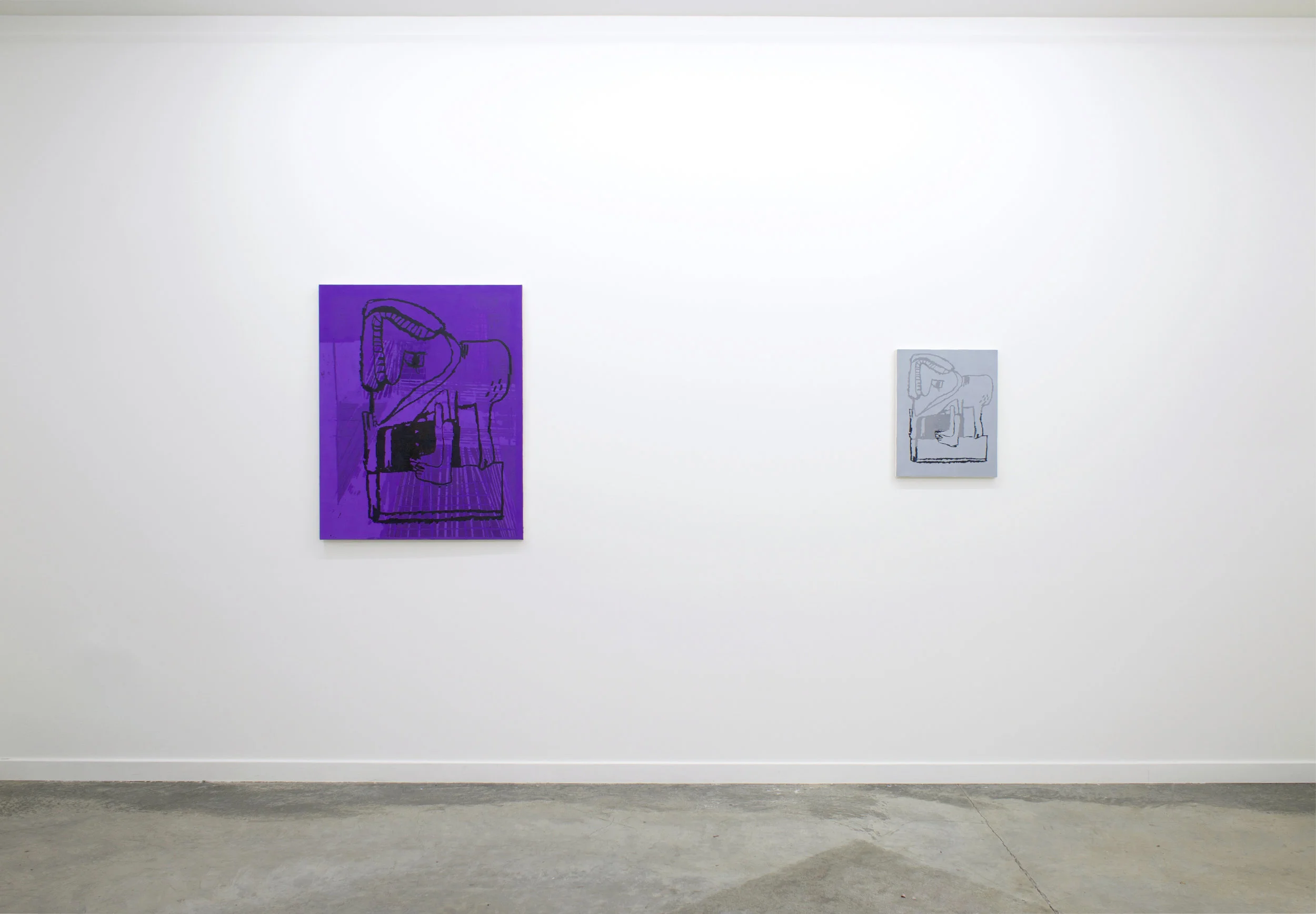 EJ HAUSER peaks + beasts , installation