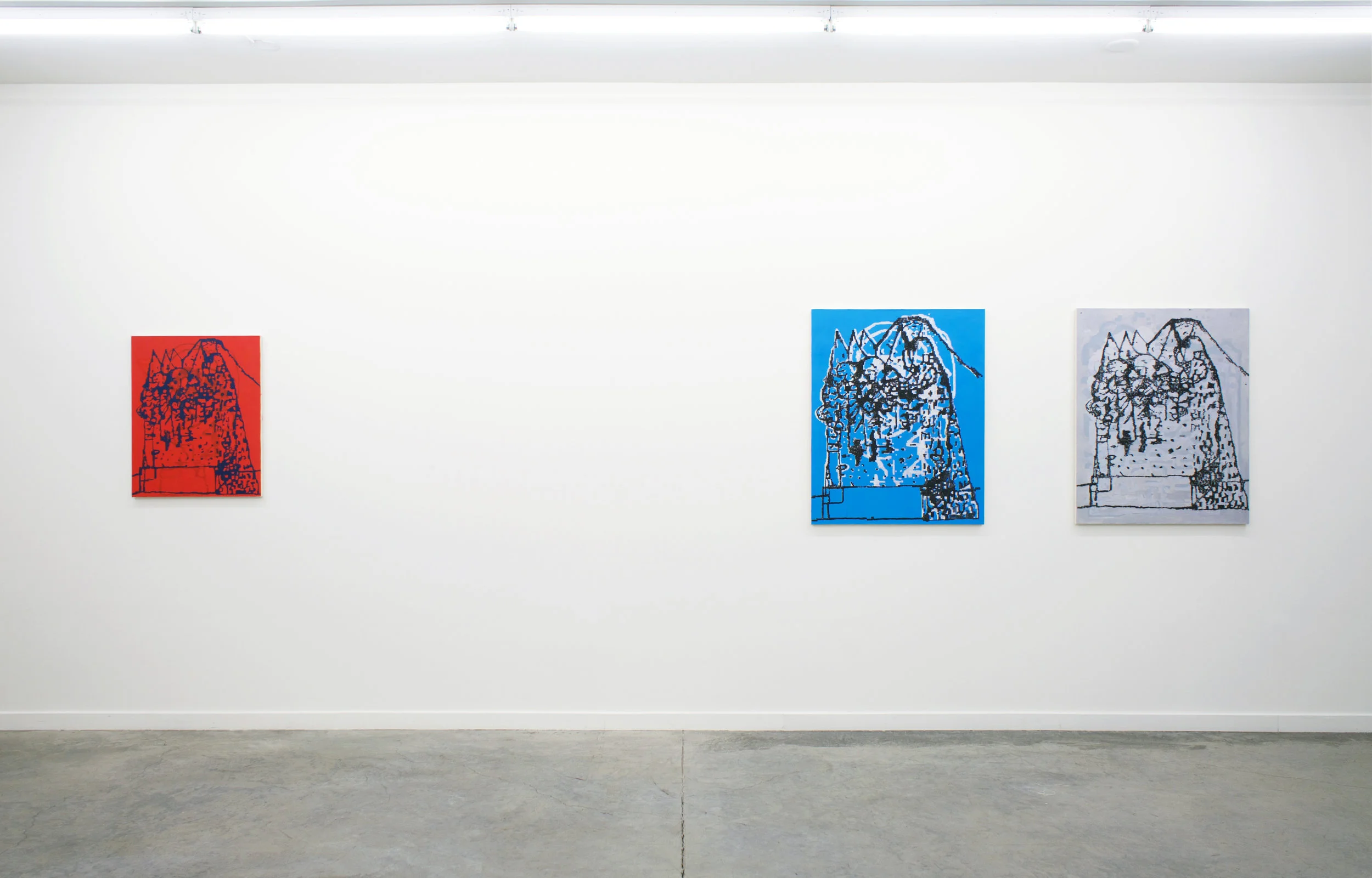EJ HAUSER peaks + beasts , installation