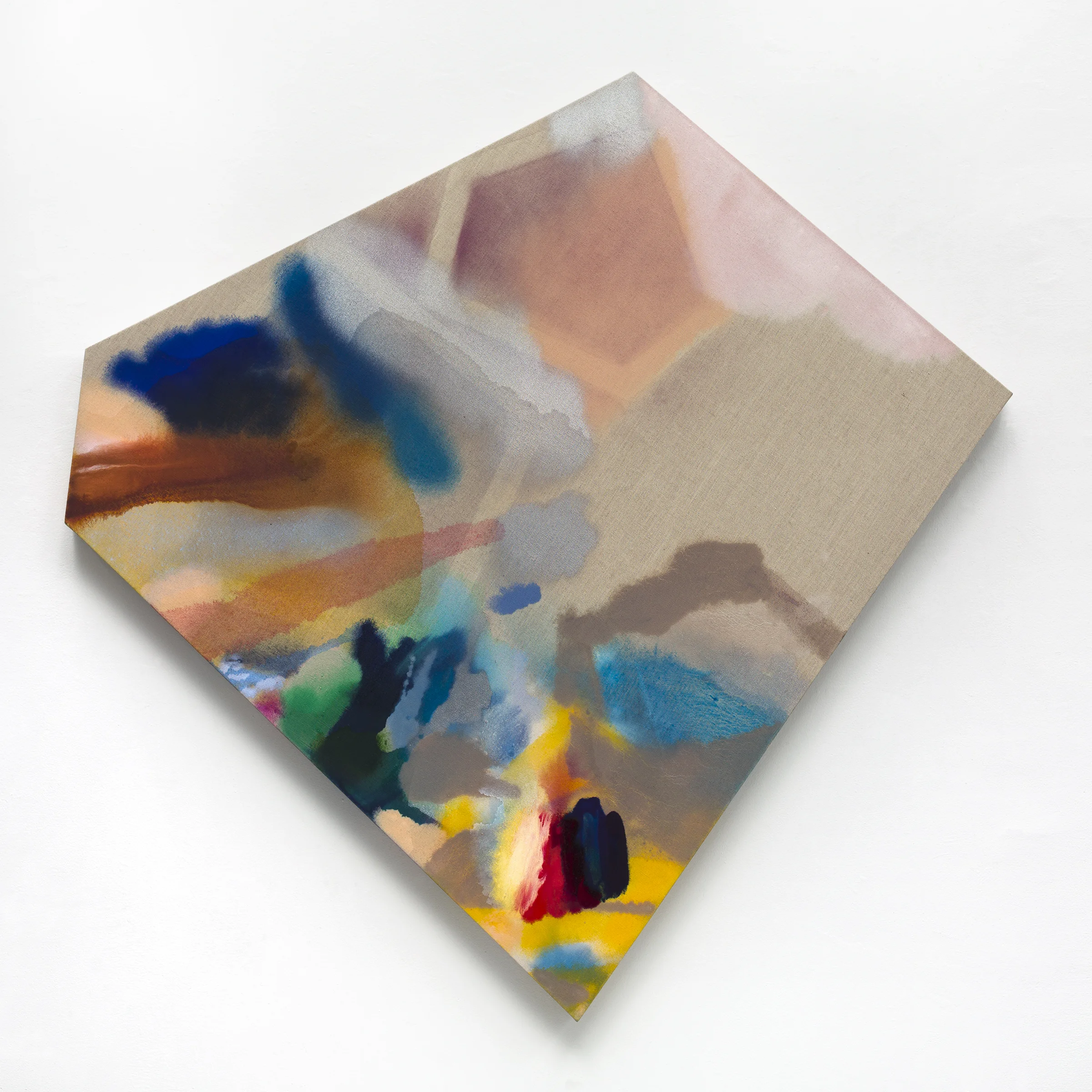 PAMELA JORDEN Plum, 2018 Oil on linen, 52.5” x 52.5”