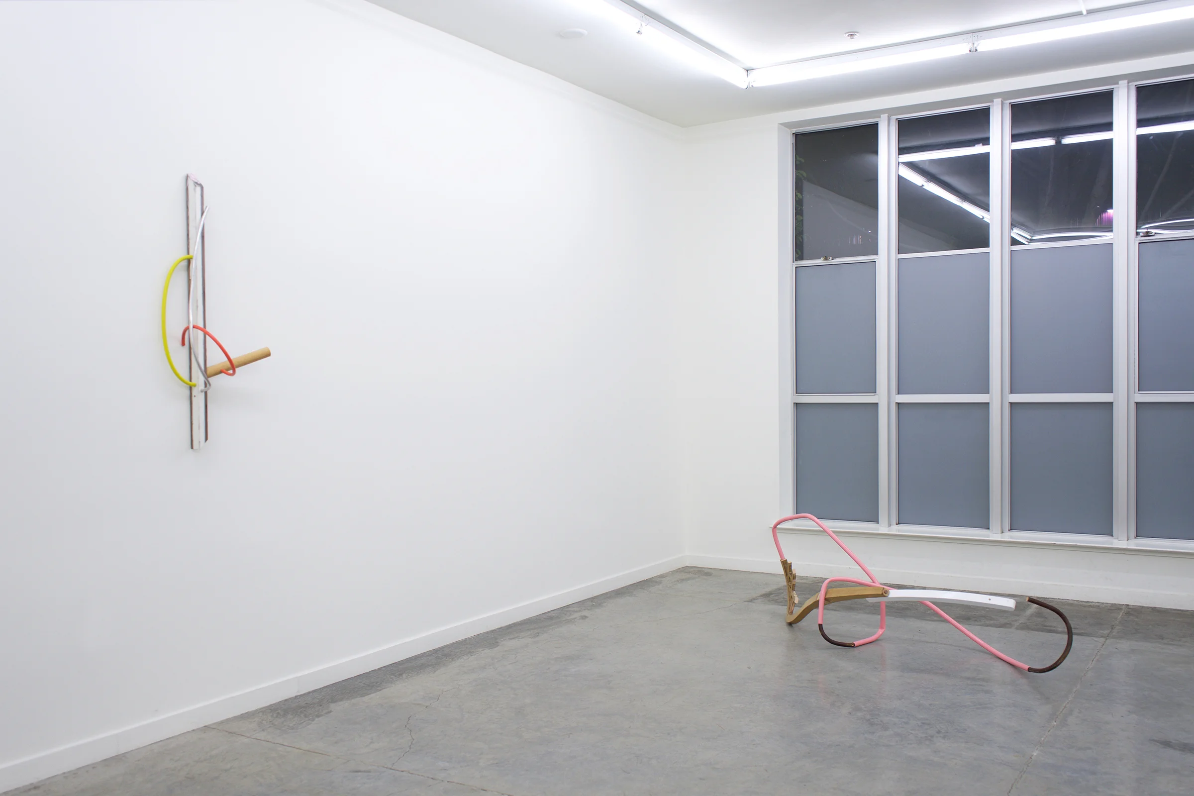 Kirk Stoller, the Color ran from his face , installation view