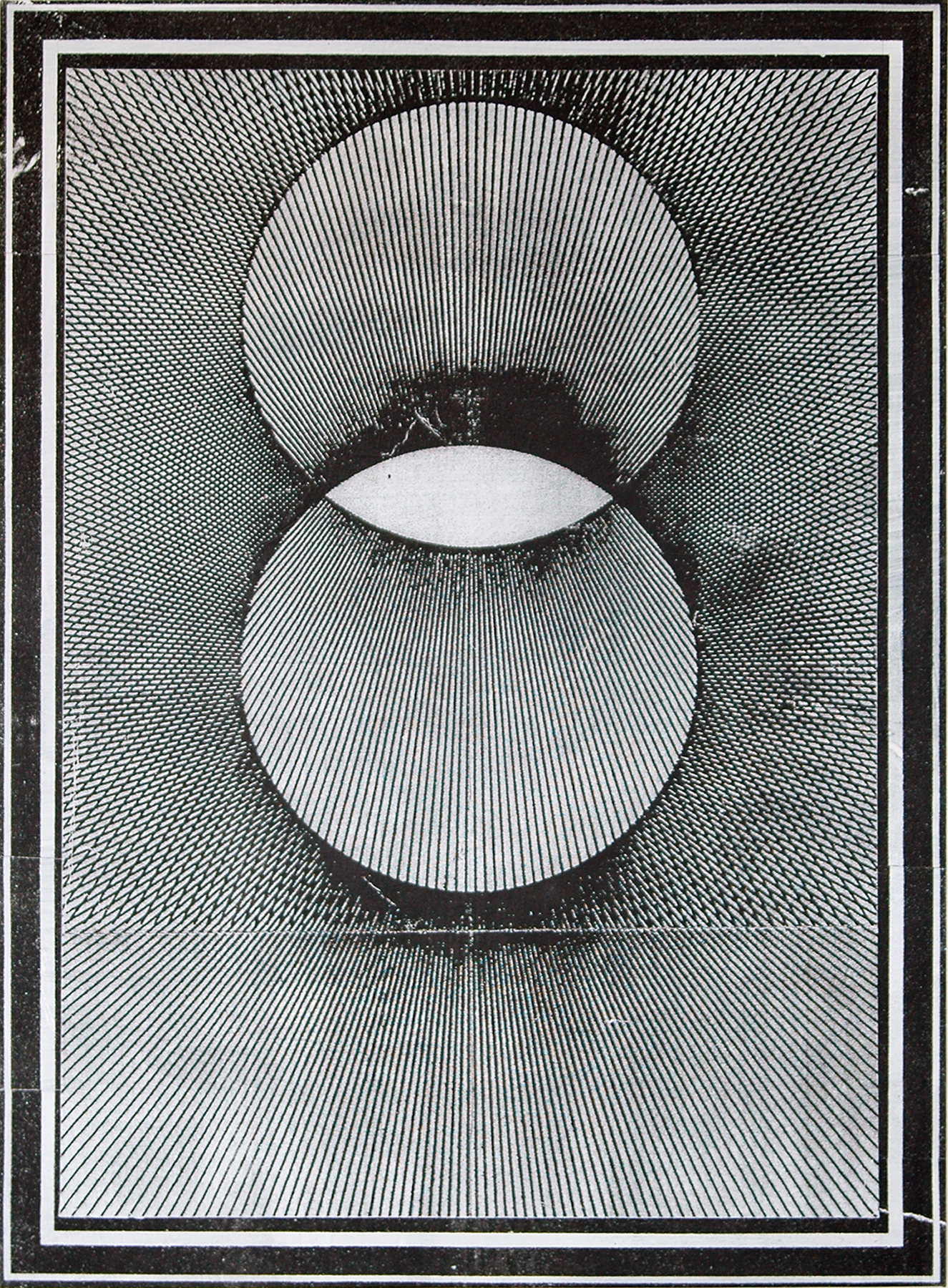 GWENAËL RATTKE Projections II (black & white) , 2012 acrylic and silkscreen on canvas, 48.25” x 34.75”