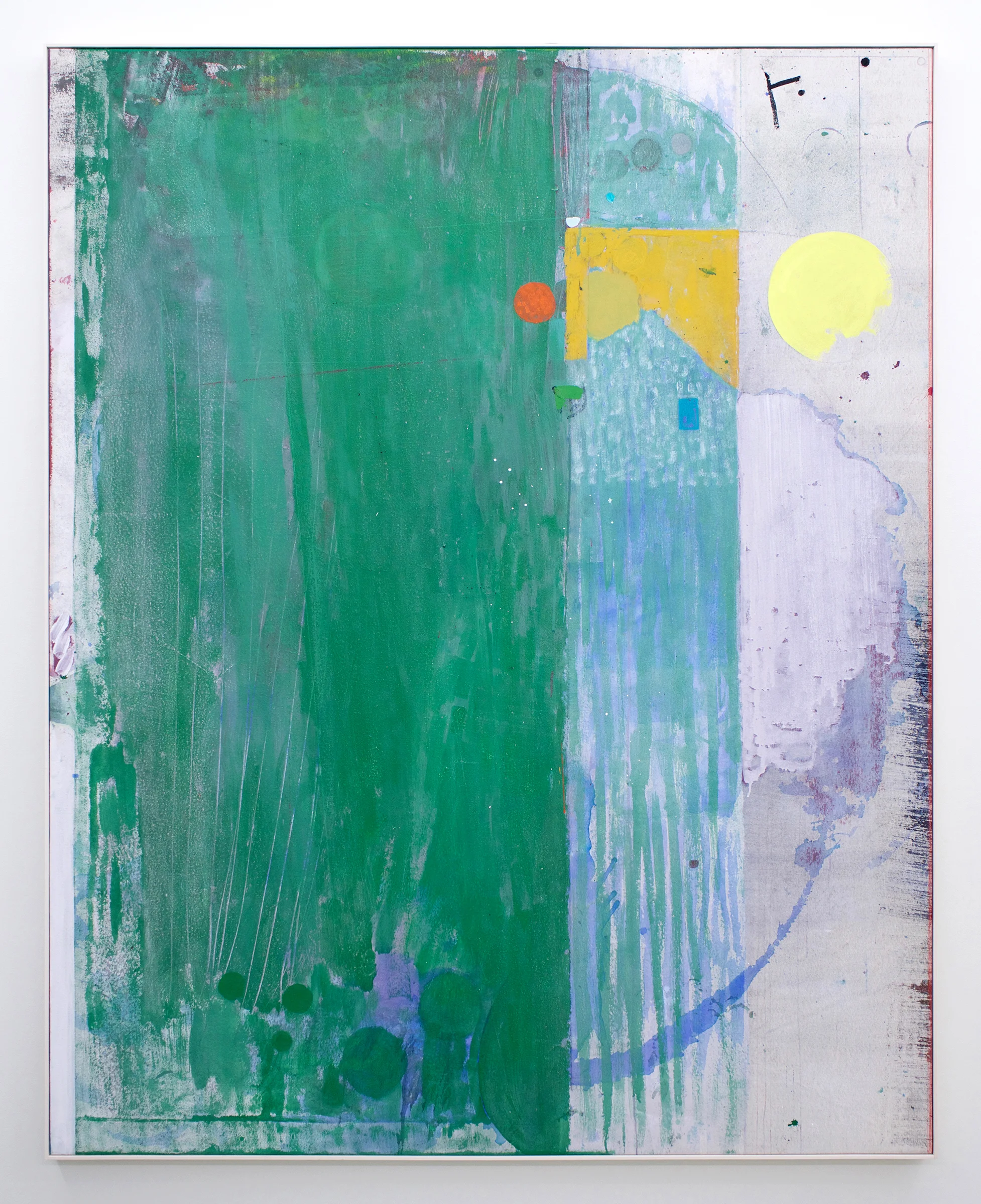 JEAN-FRANÇOIS LAUDA Untitled (LAJ1014), 2018 acrylic on canvas, 76” x 60”