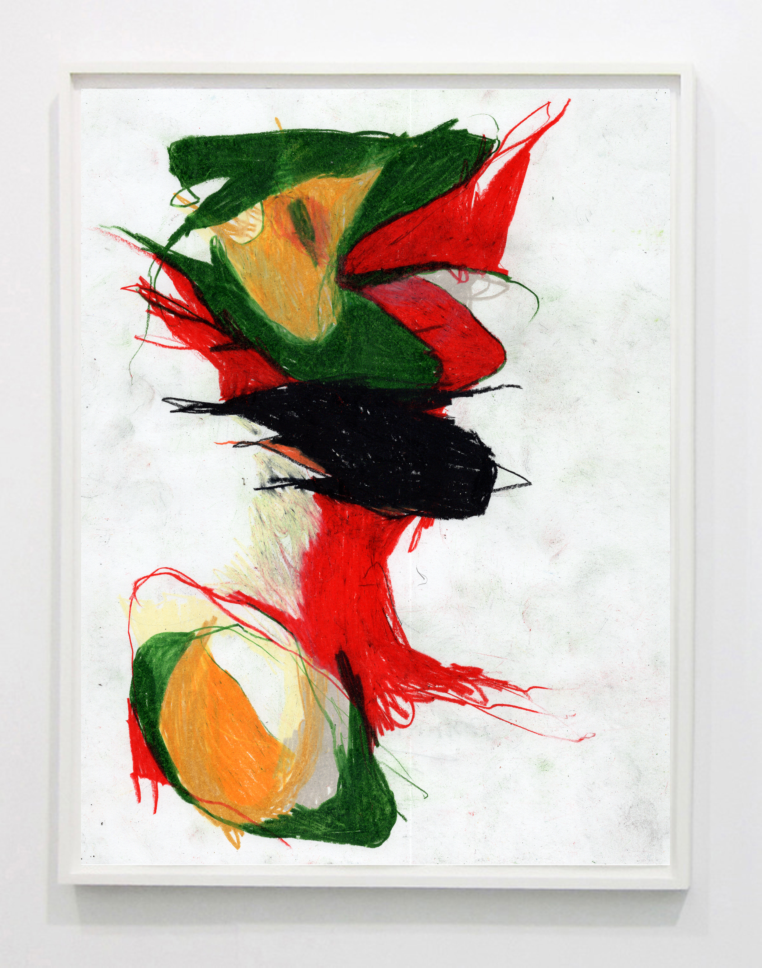 JOSEPH HART Untitled (N.H. 01), 2019 colored pencil on paper 11 x 8.5"