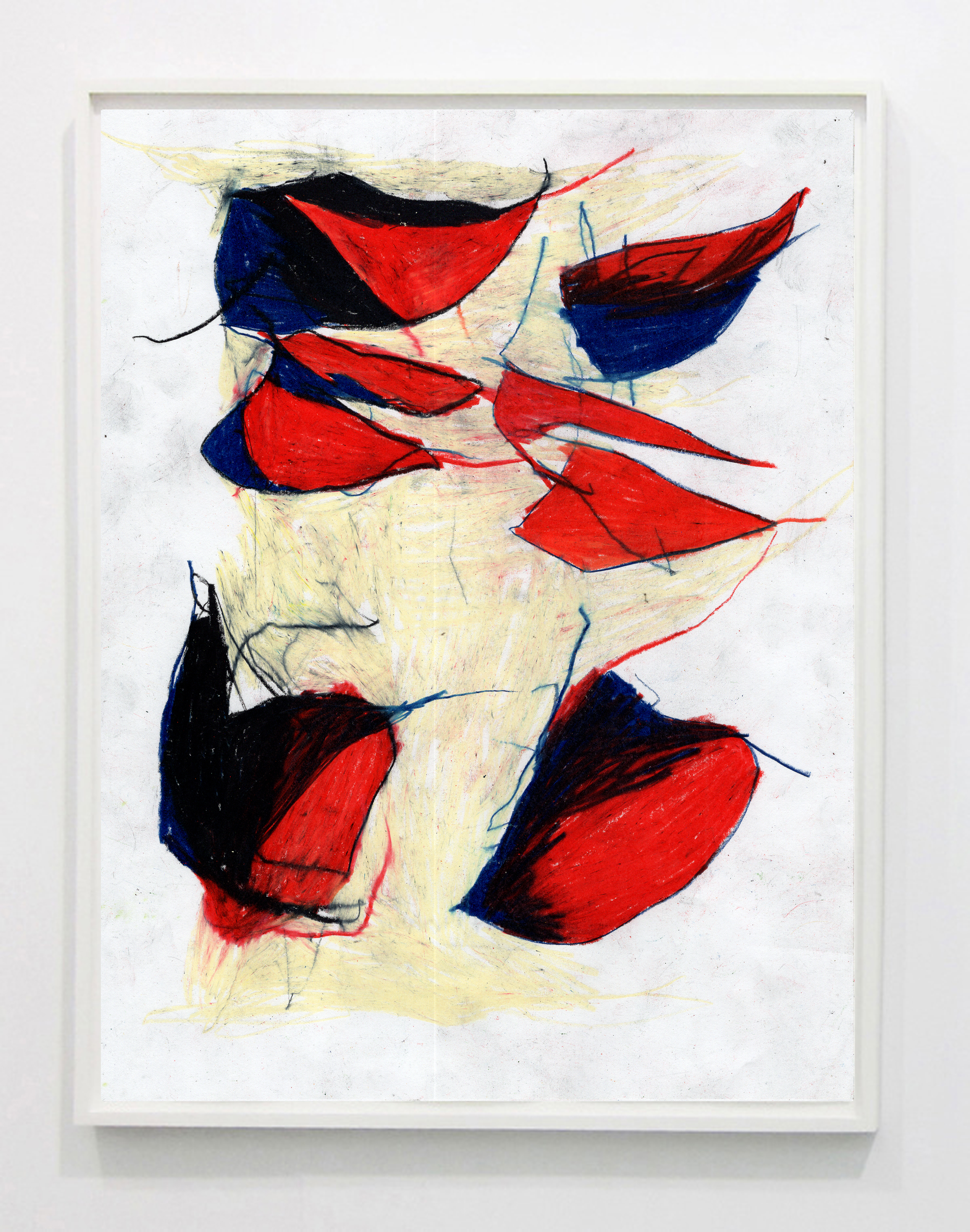 JOSEPH HART Untitled (N.H. 03), 2019 colored pencil on paper 11 x 8.5"