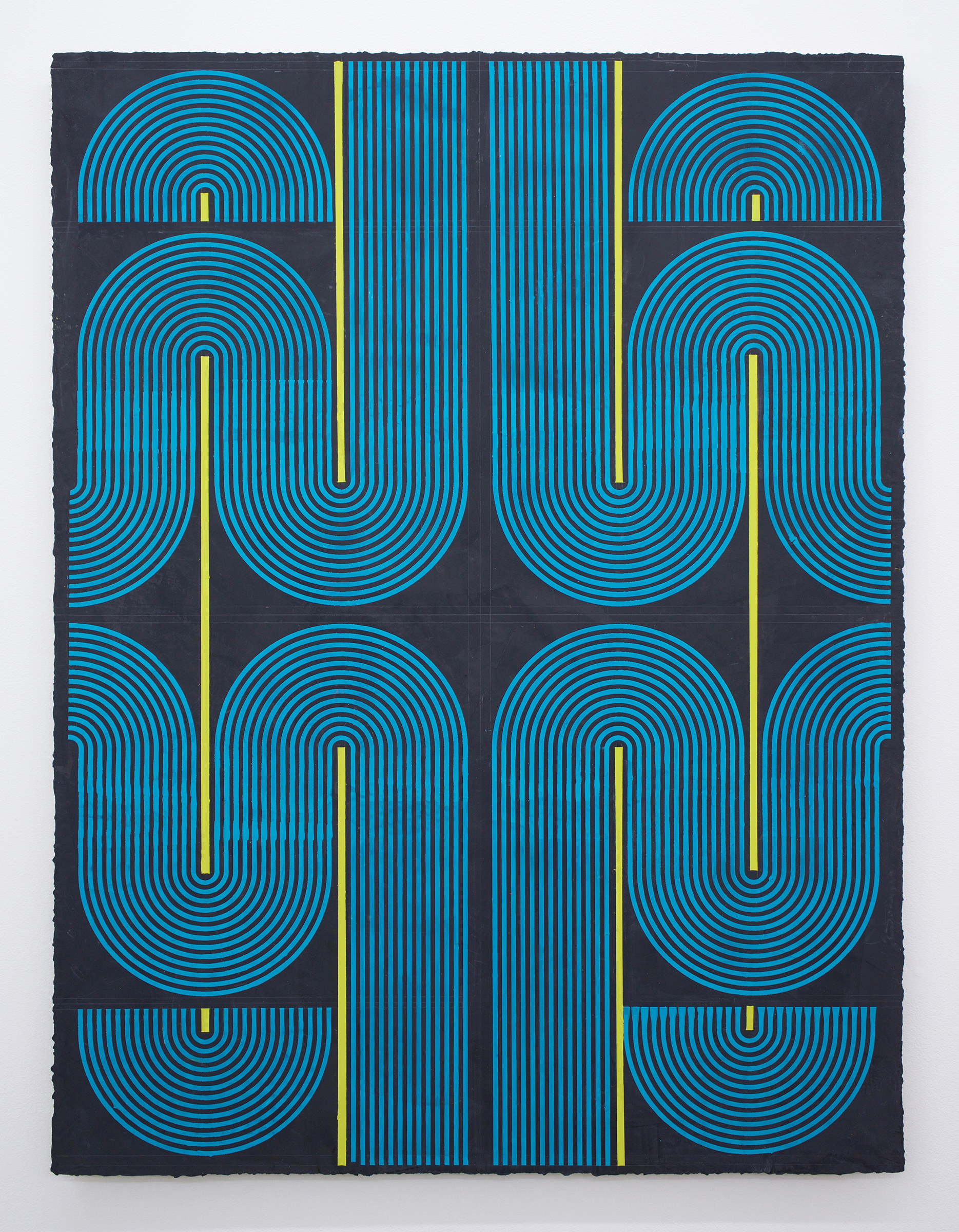 ELISE FERGUSON Terminal , 2019 pigmented plaster on MDF panel 40” x 30”