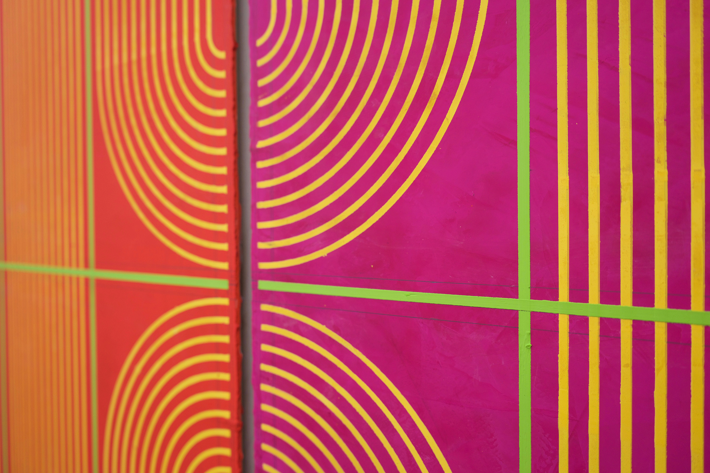  ELISE FERGUSON (detail)  Triumph , 2019 pigmented plaster on MDF panel 40” x 30” 