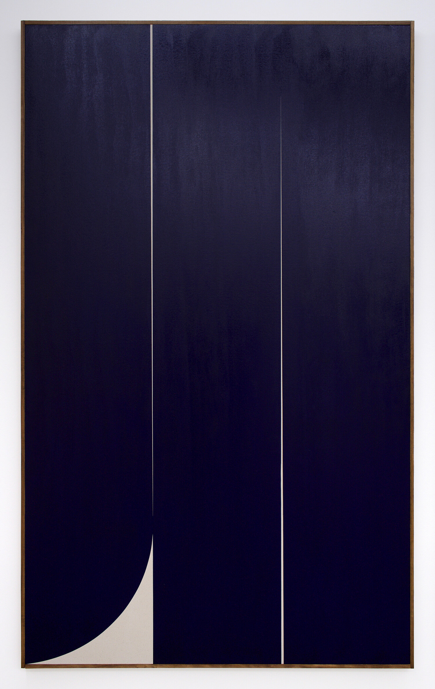  JOHNNY ABRAHAMS Untitled (Blue 1), 2019 oil on canvas, 80” x 48” 