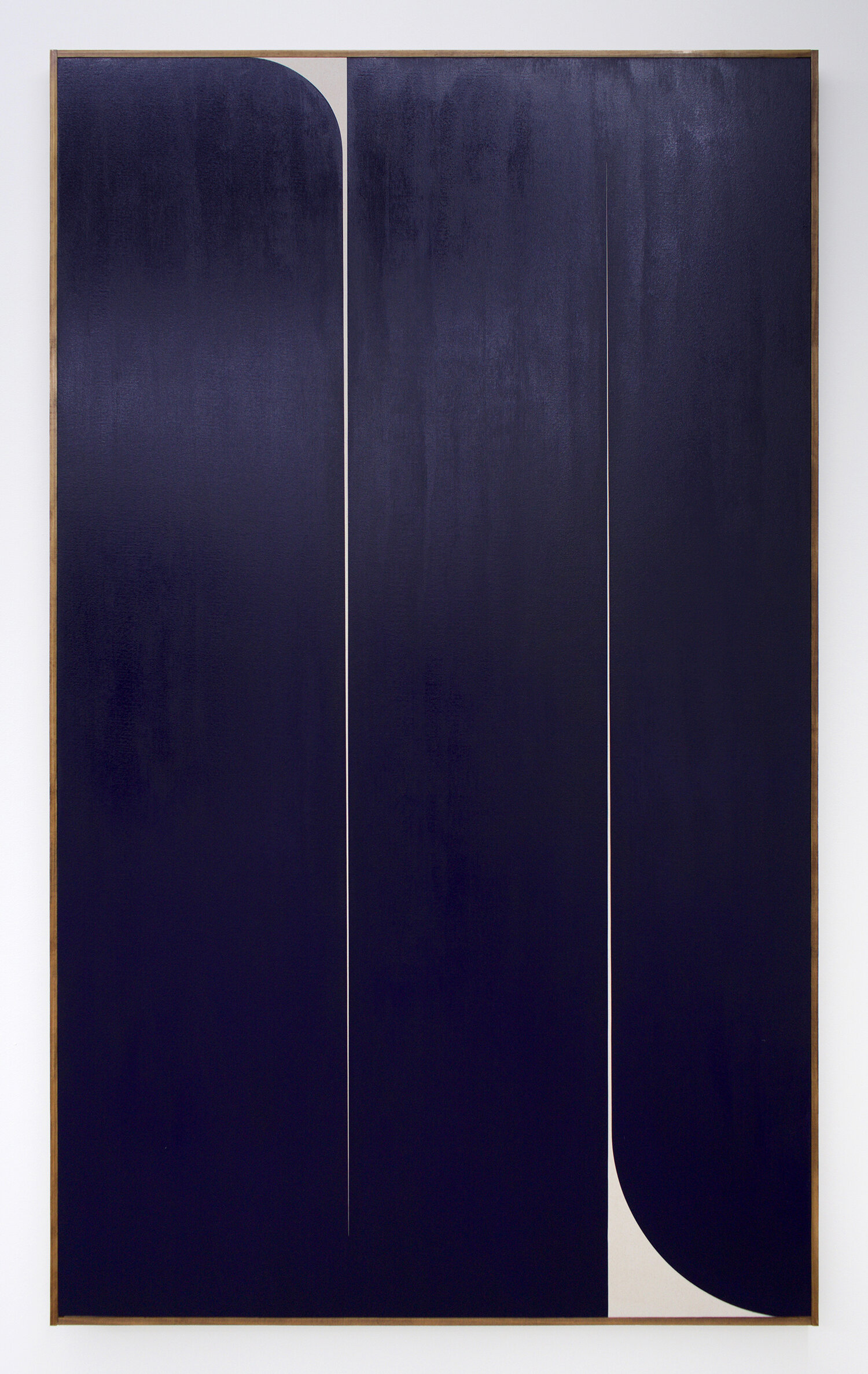  JOHNNY ABRAHAMS Untitled (Blue 2), 2019 oil on canvas, 80” x 48” 