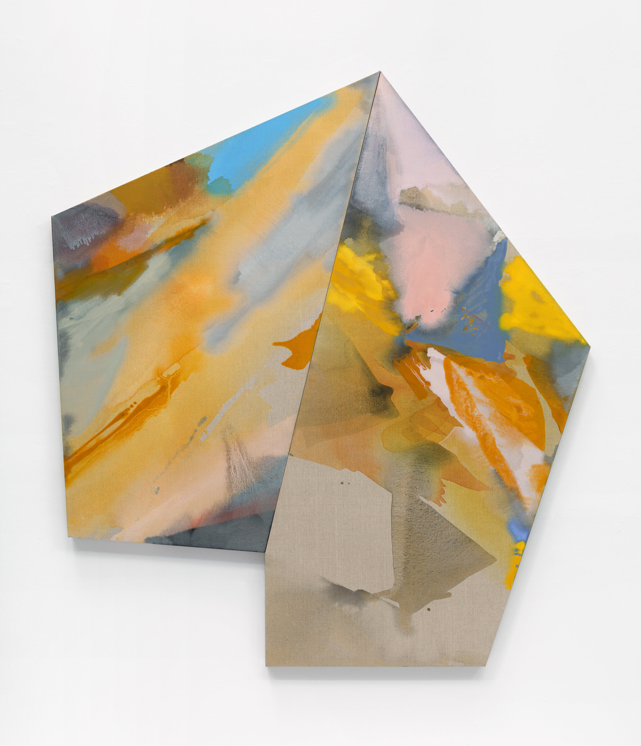  PAMELA JORDEN  Falls , 2019 oil and acrylic on linen, 72.5” x 66” 