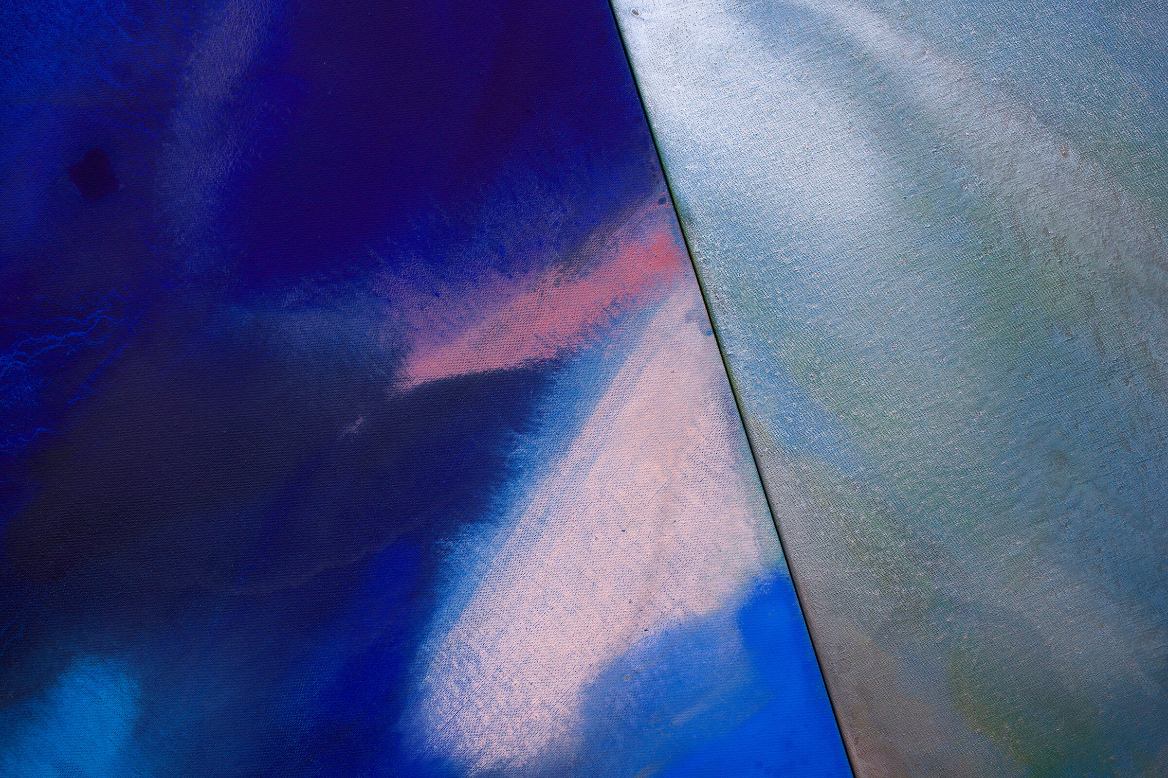  PAMELA JORDEN (detail)  Silver Point , 2019 oil and acrylic on linen, 74” x 61.25” 
