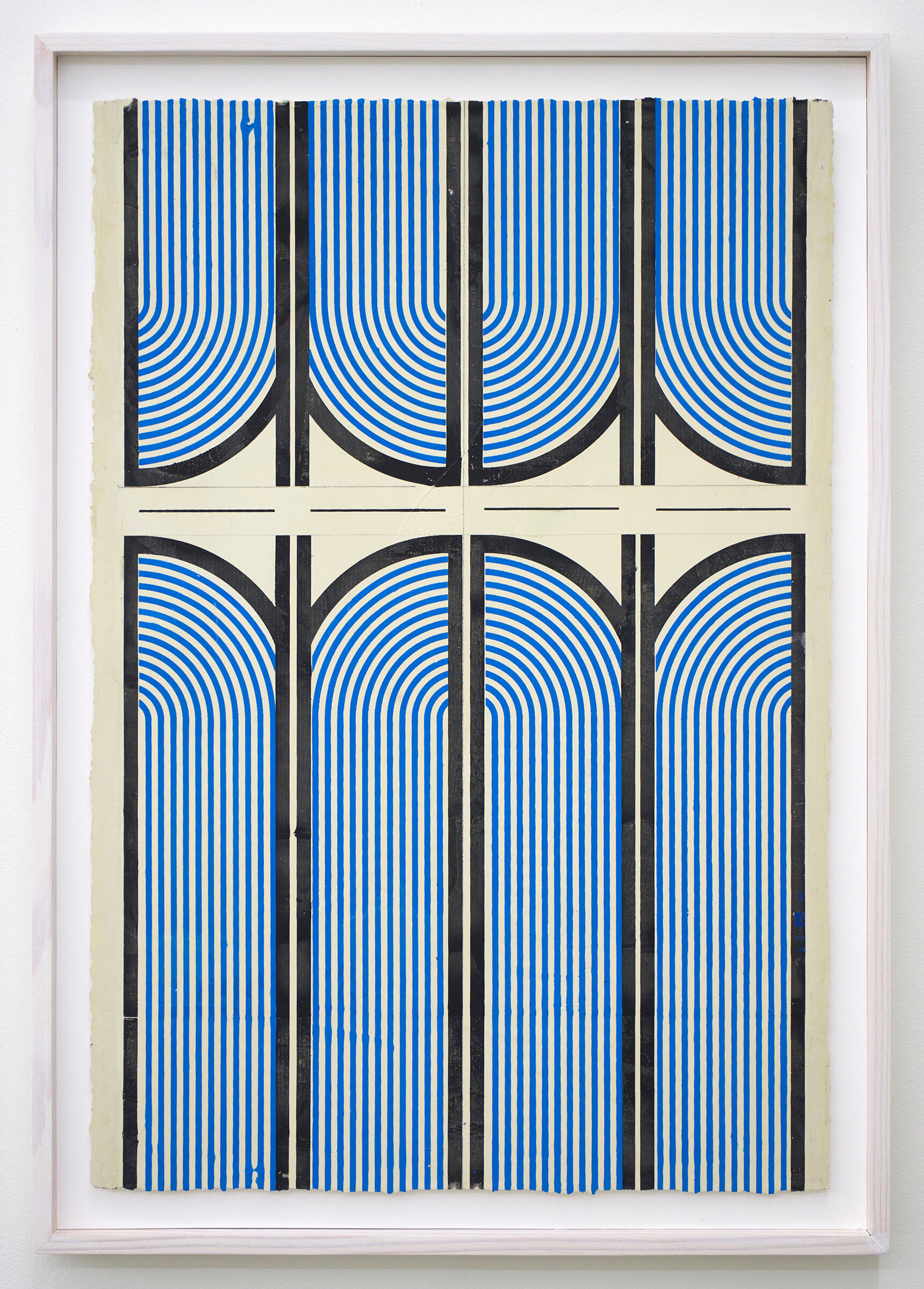  ELISE FERGUSON    Clamp Morris , 2019 pigmented plaster on paper 24.75" x 17.25" (framed) 