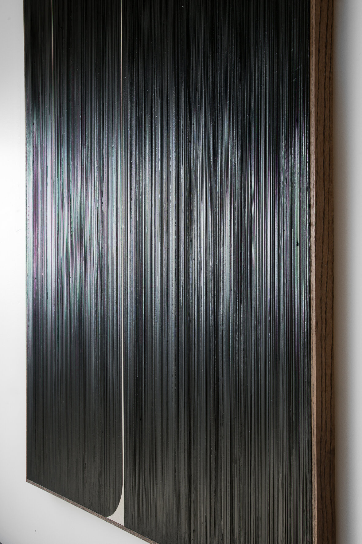  JOHNNY ABRAHAMS (sideview)  Untitled (NB 2) , 2020 oil on canvas, 84" x 48" 