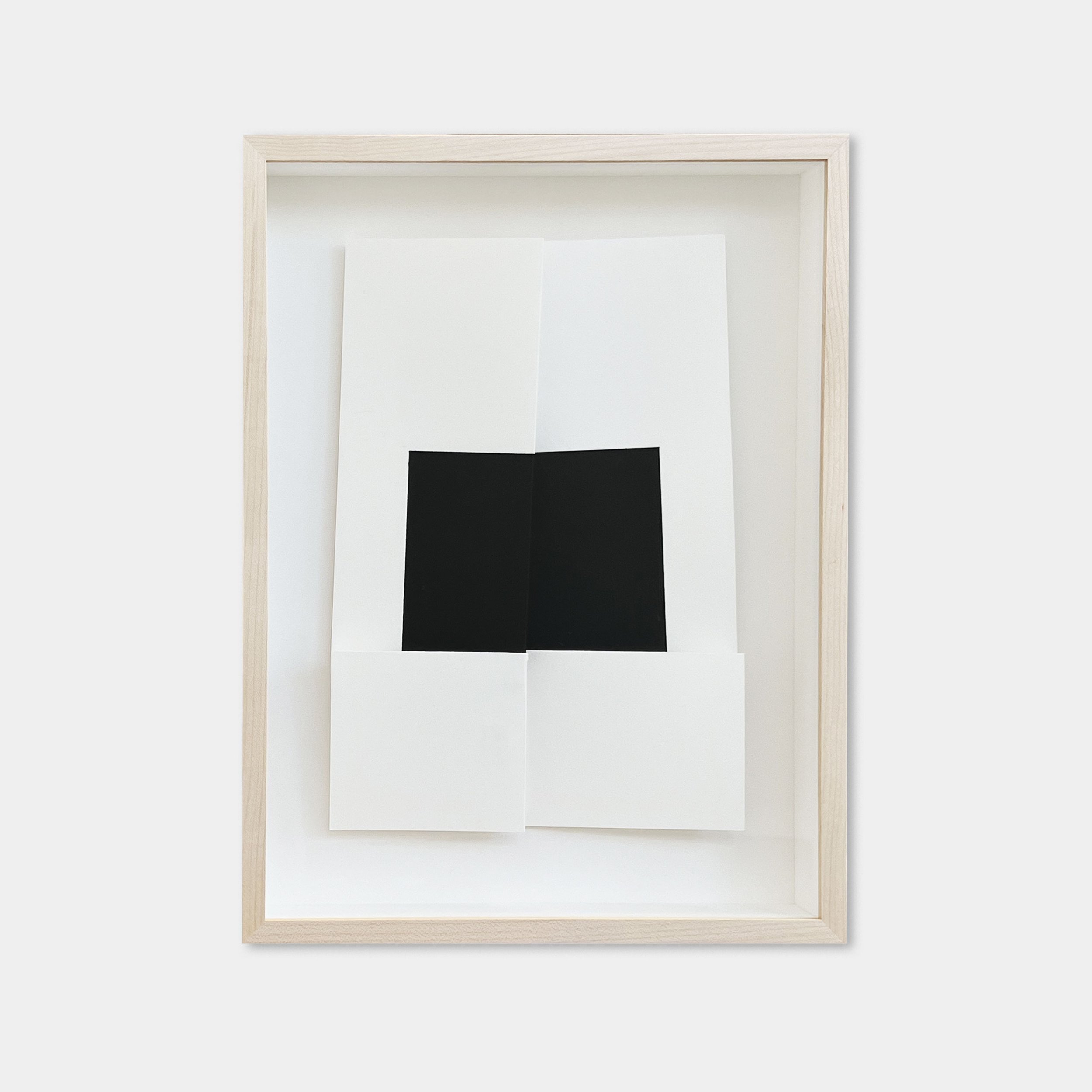  Vanha Lam    Untitled , 2022 (VL003) Gouache on archival paper in maple frame 16.75" x 12.75" x 2.5” 