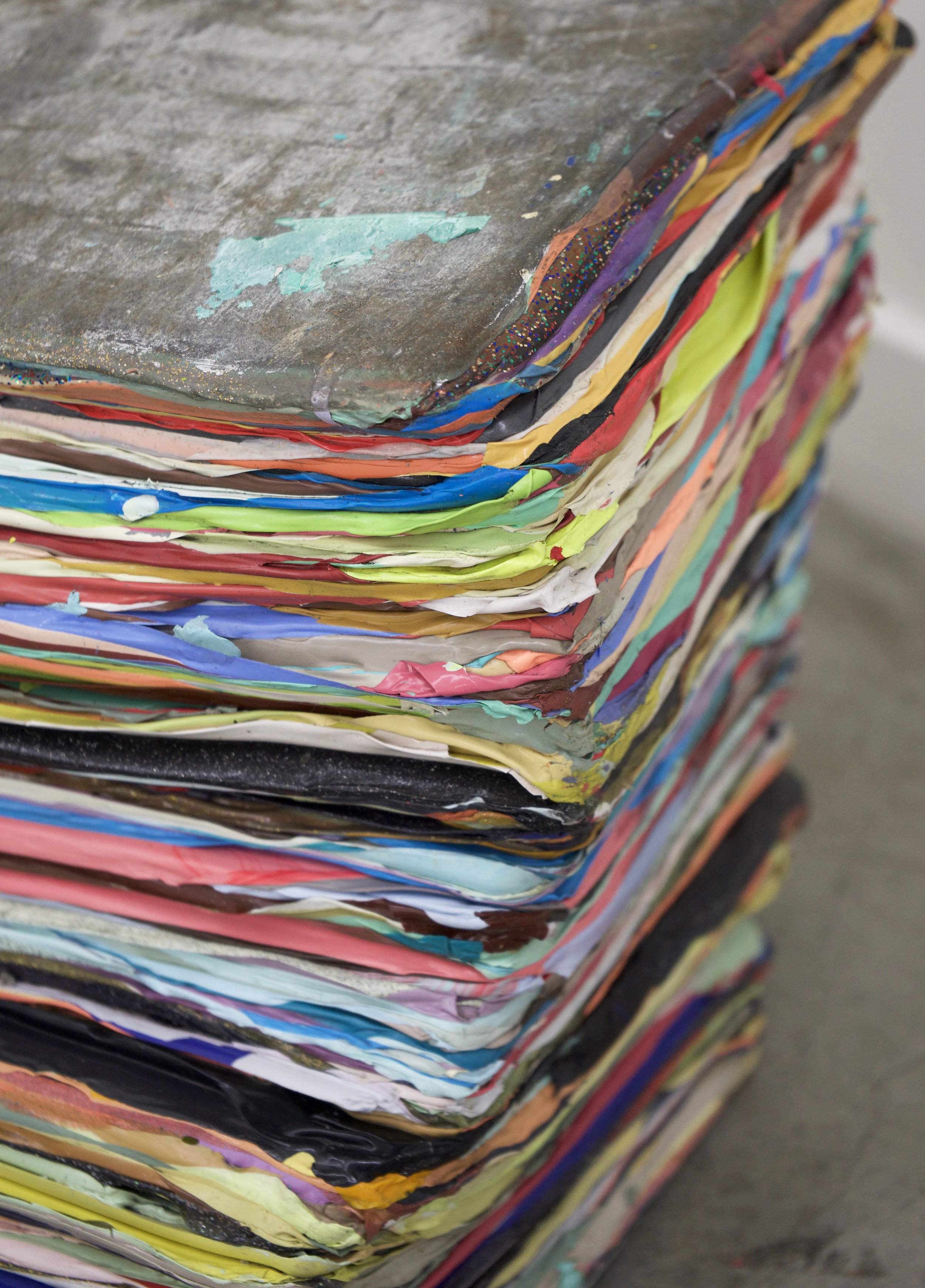   Paint Stack (resting state) , detail/sideview 