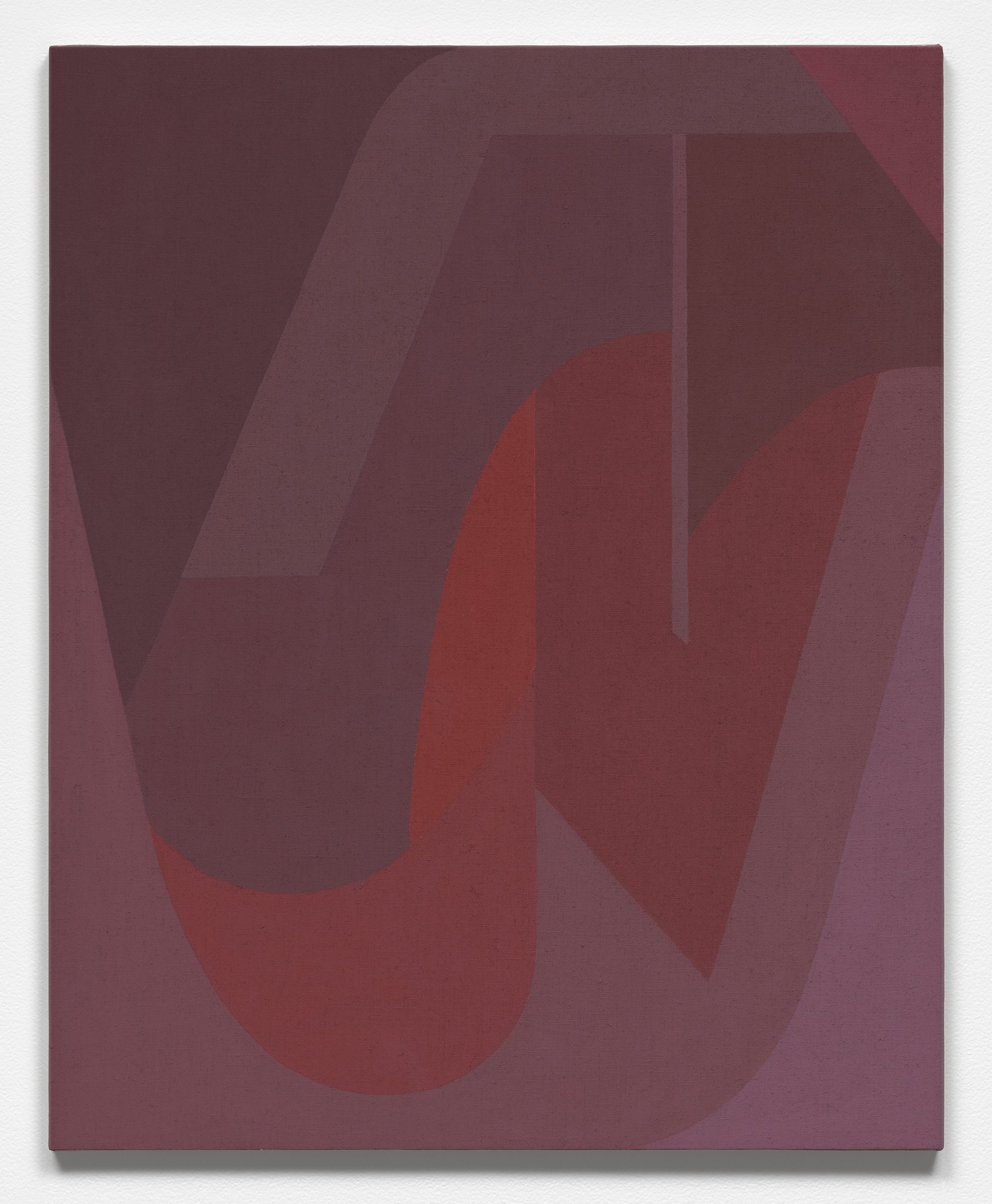  Nancy White    Untitled (1-2020) , 2020 acrylic on linen mounted to panel 16" x 13"   INQUIRE   