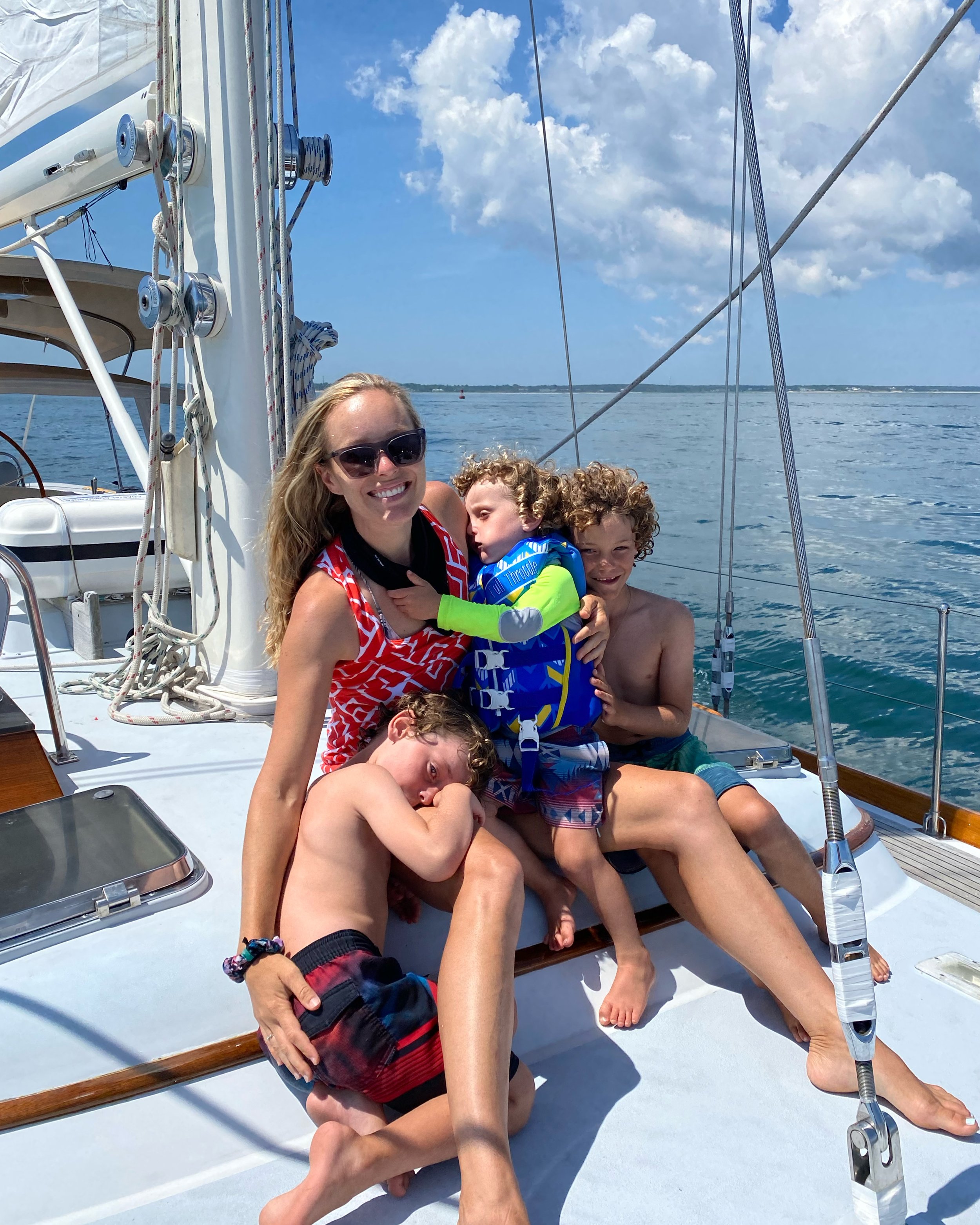  Sailing with kids…not a lot of time for anything other than keeping them alive and the thoughts inside your head 